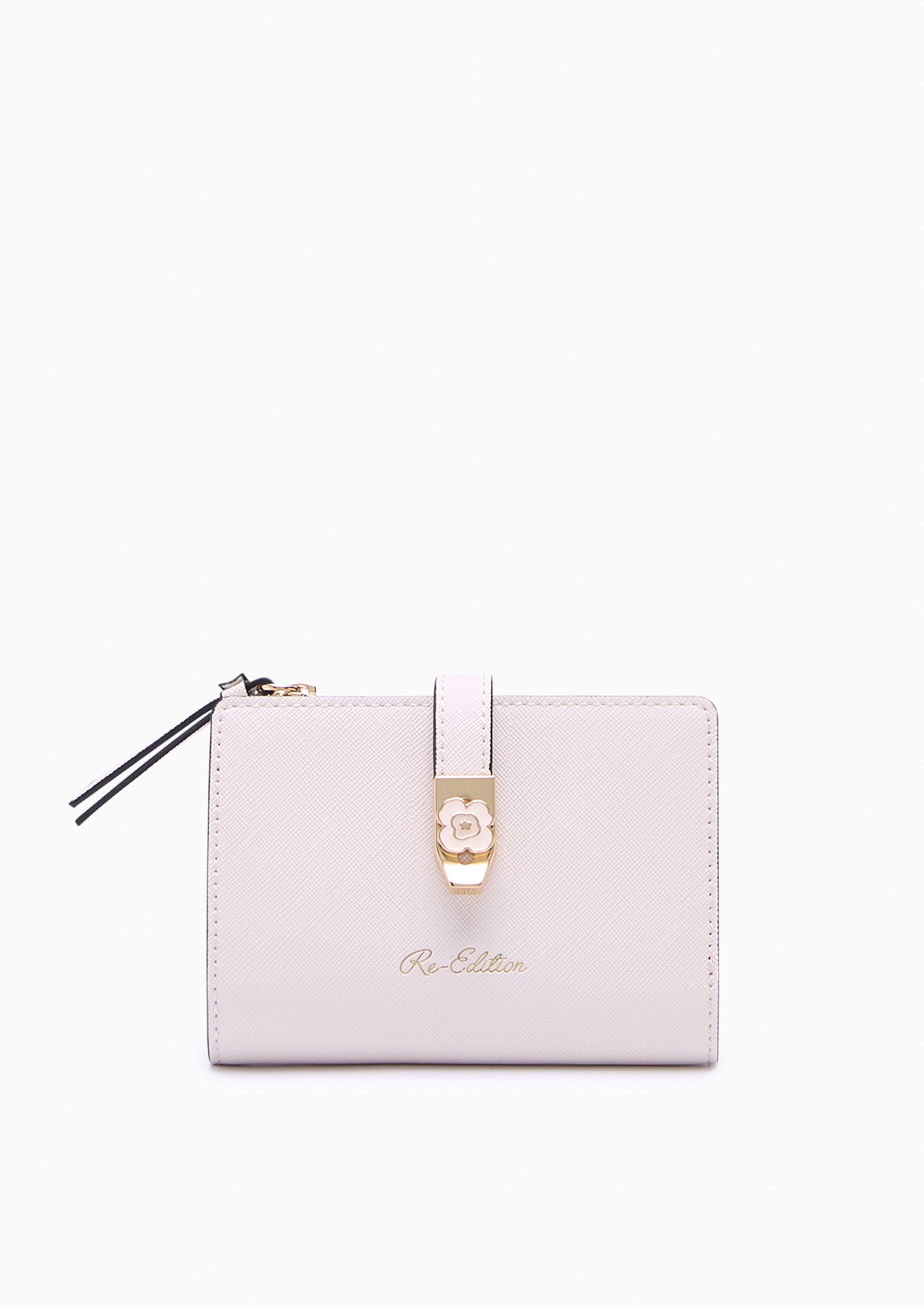 Poppy Card Short Wallet Ivory