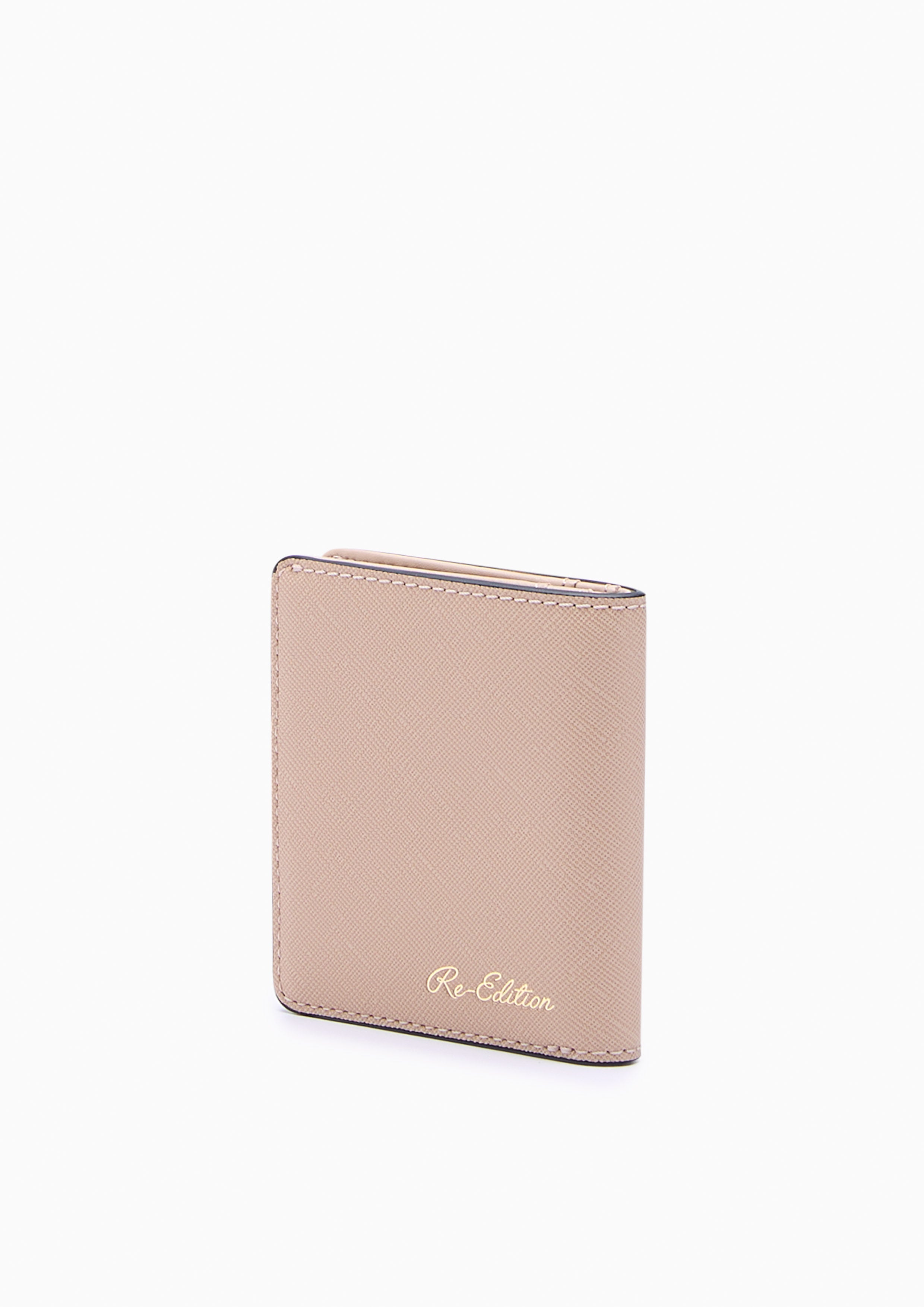Poppy Compact Wallet Beige
