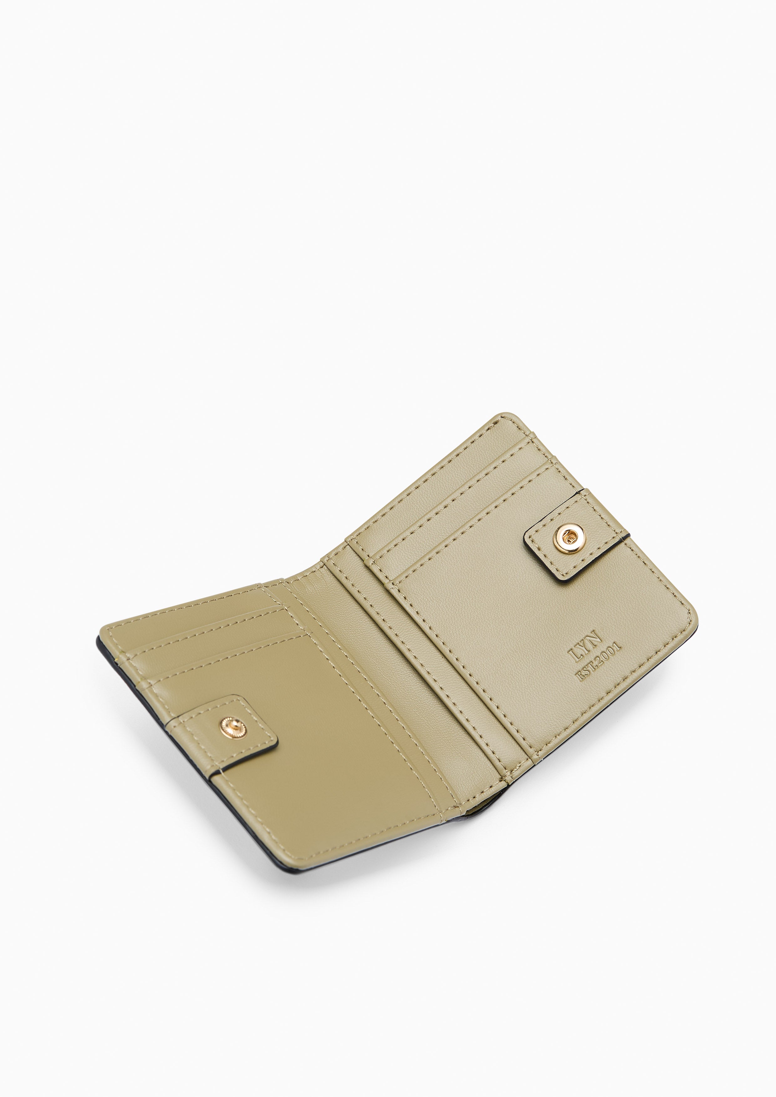 Poppy Compact Wallet Green
