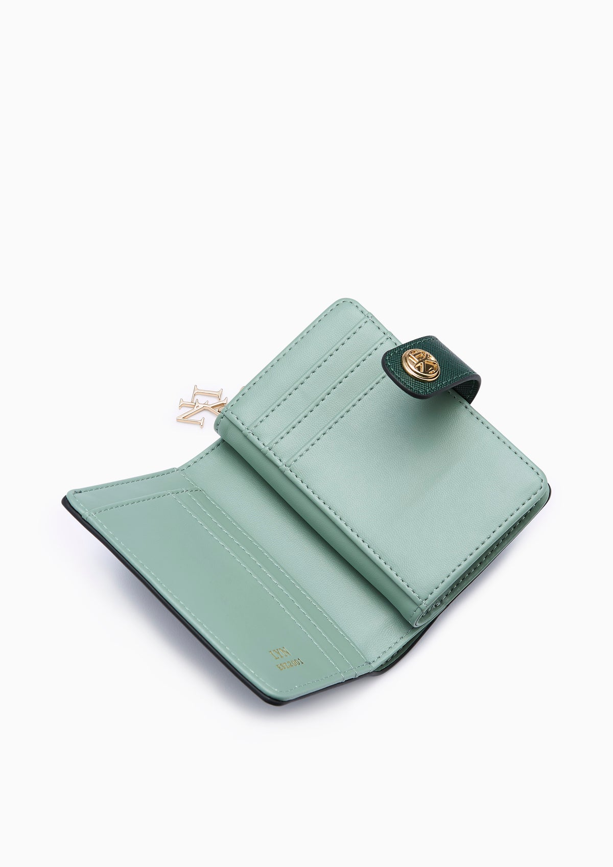 Lylana Snap Short Wallet Green
