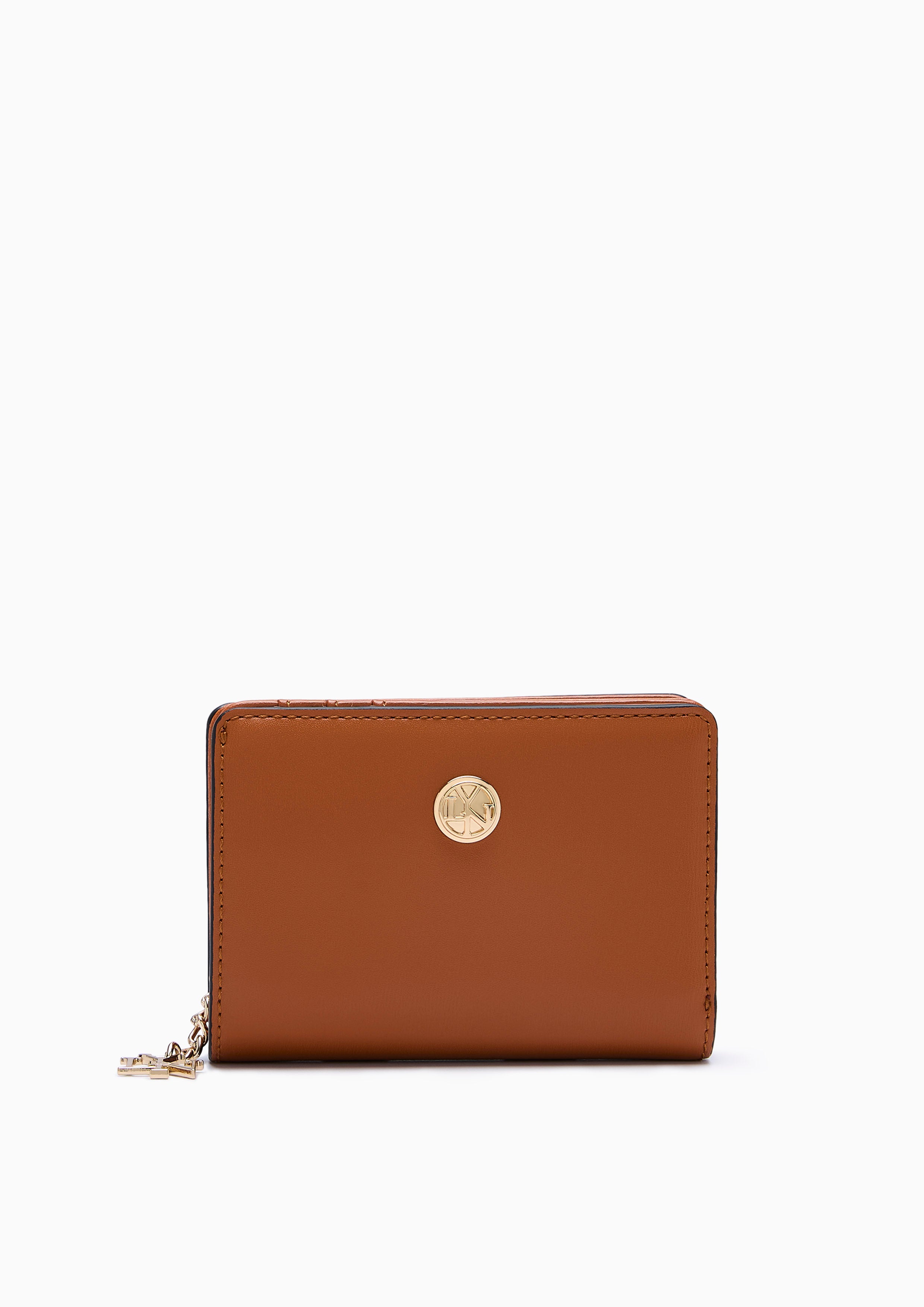 Lylana Short Zip Wallet Brown