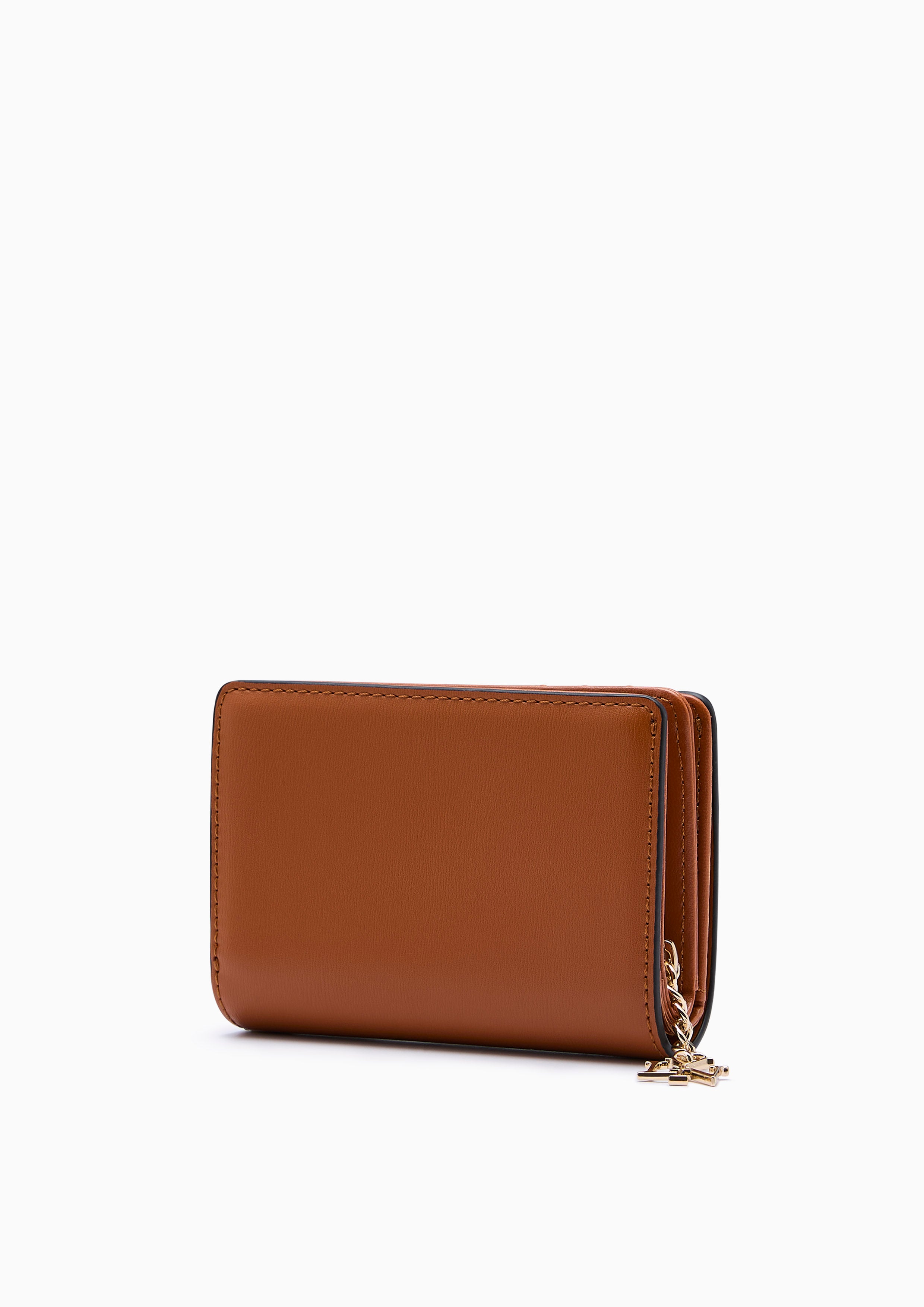 Lylana Short Zip Wallet Brown