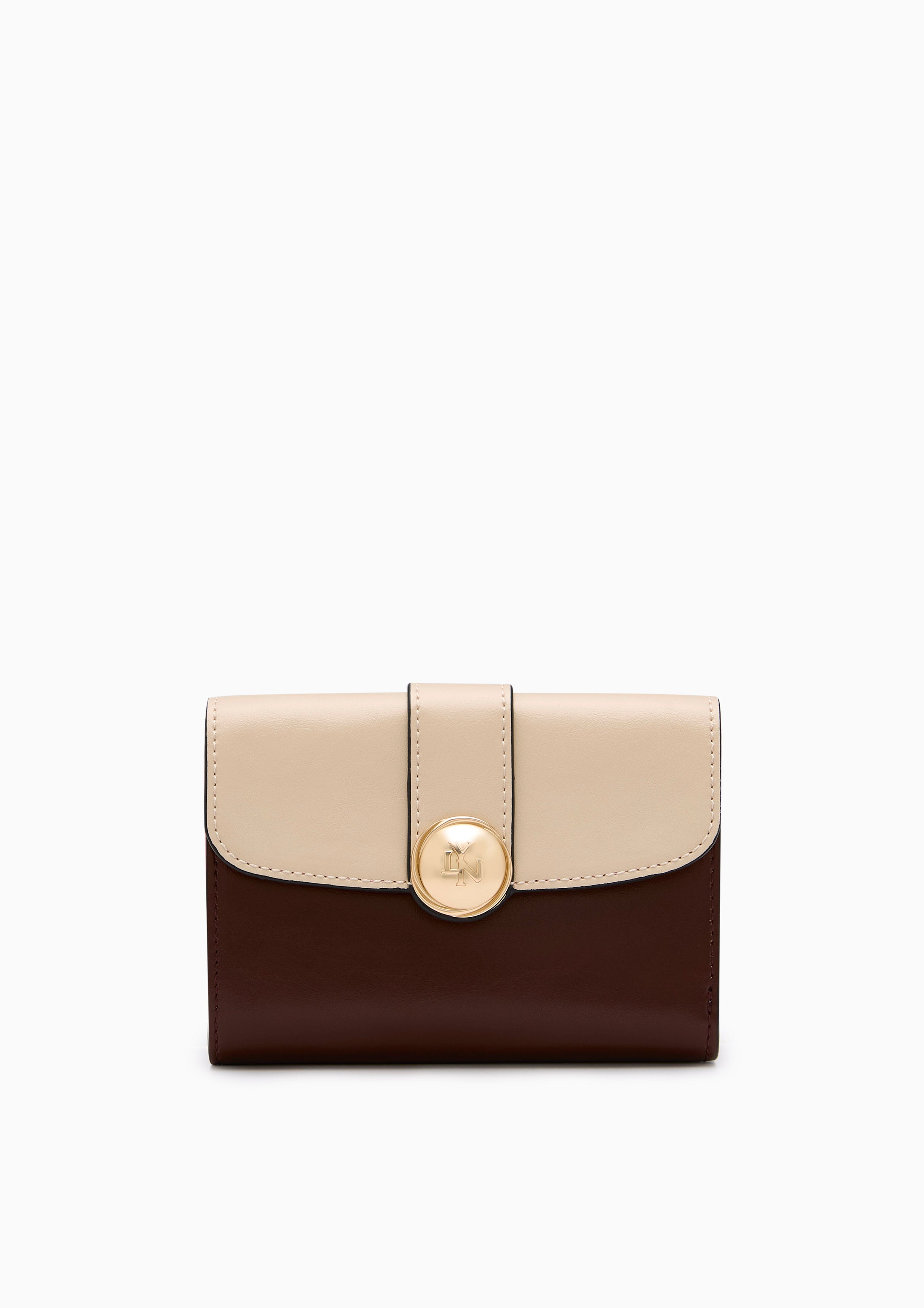 Altar Flap Semi Wallet Dark Red