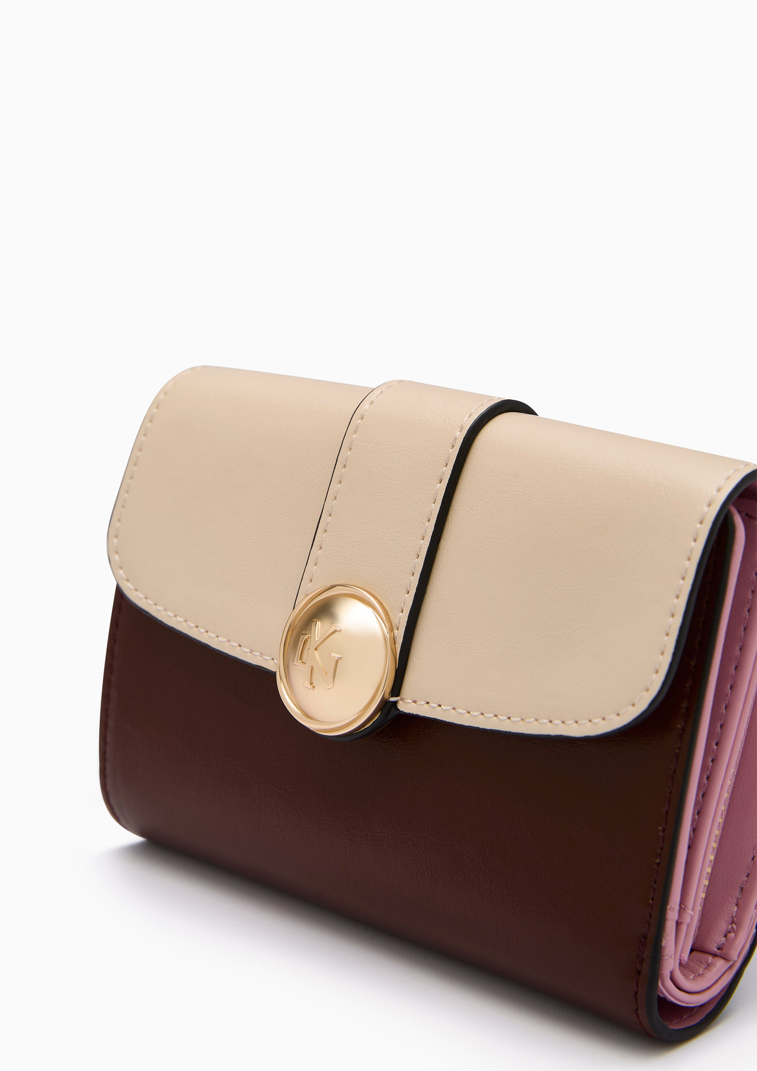 Altar Flap Semi Wallet Dark Red