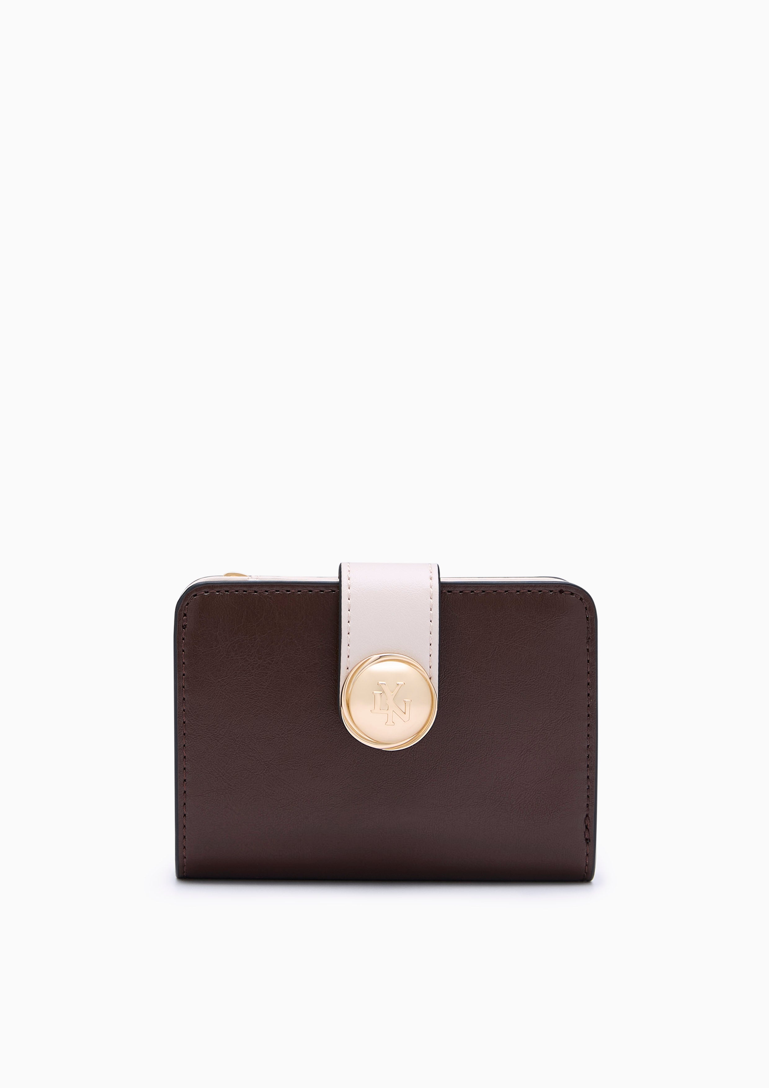 Altar Zip Short Wallet Dark Brown