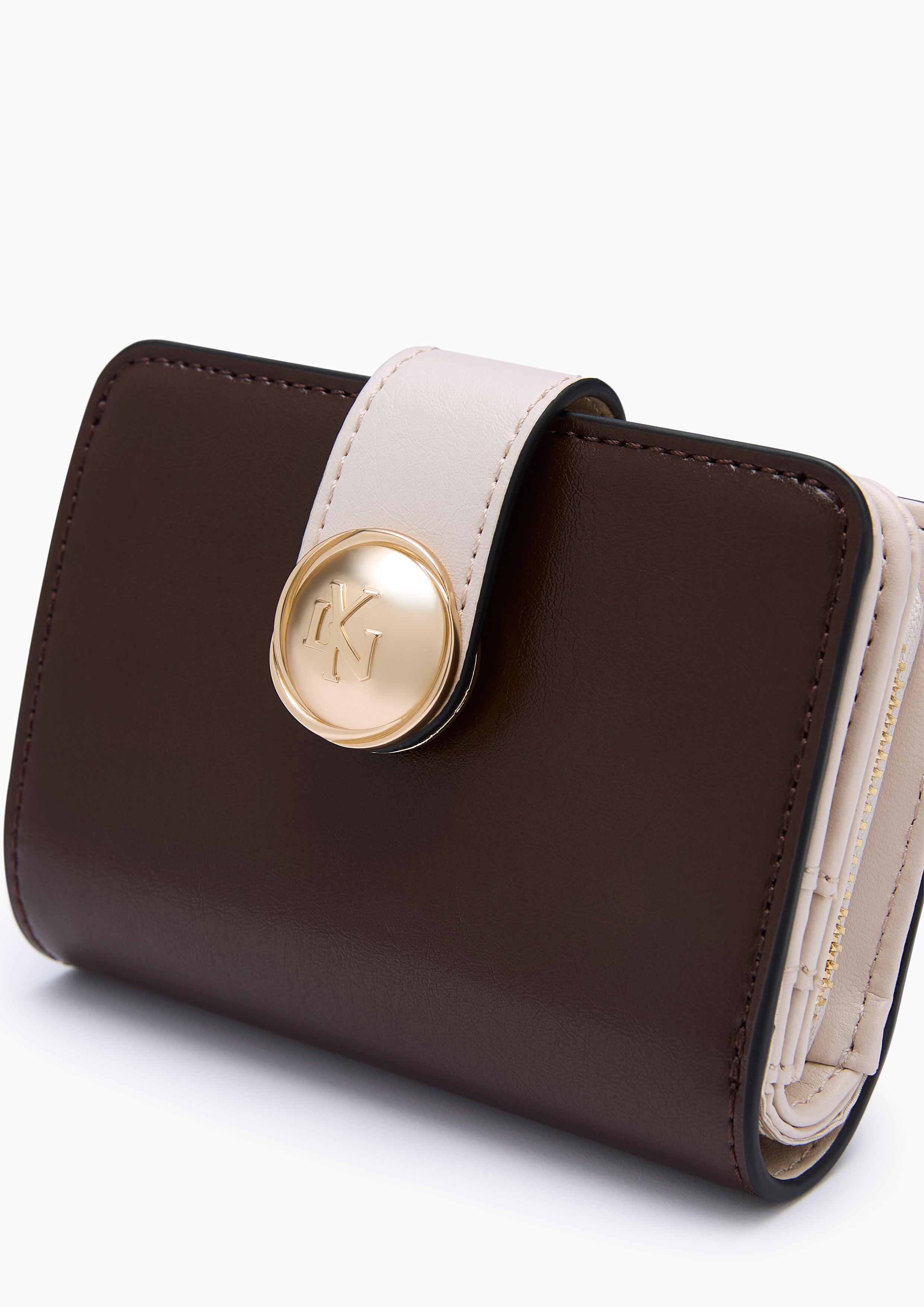 Altar Zip Short Wallet Dark Brown