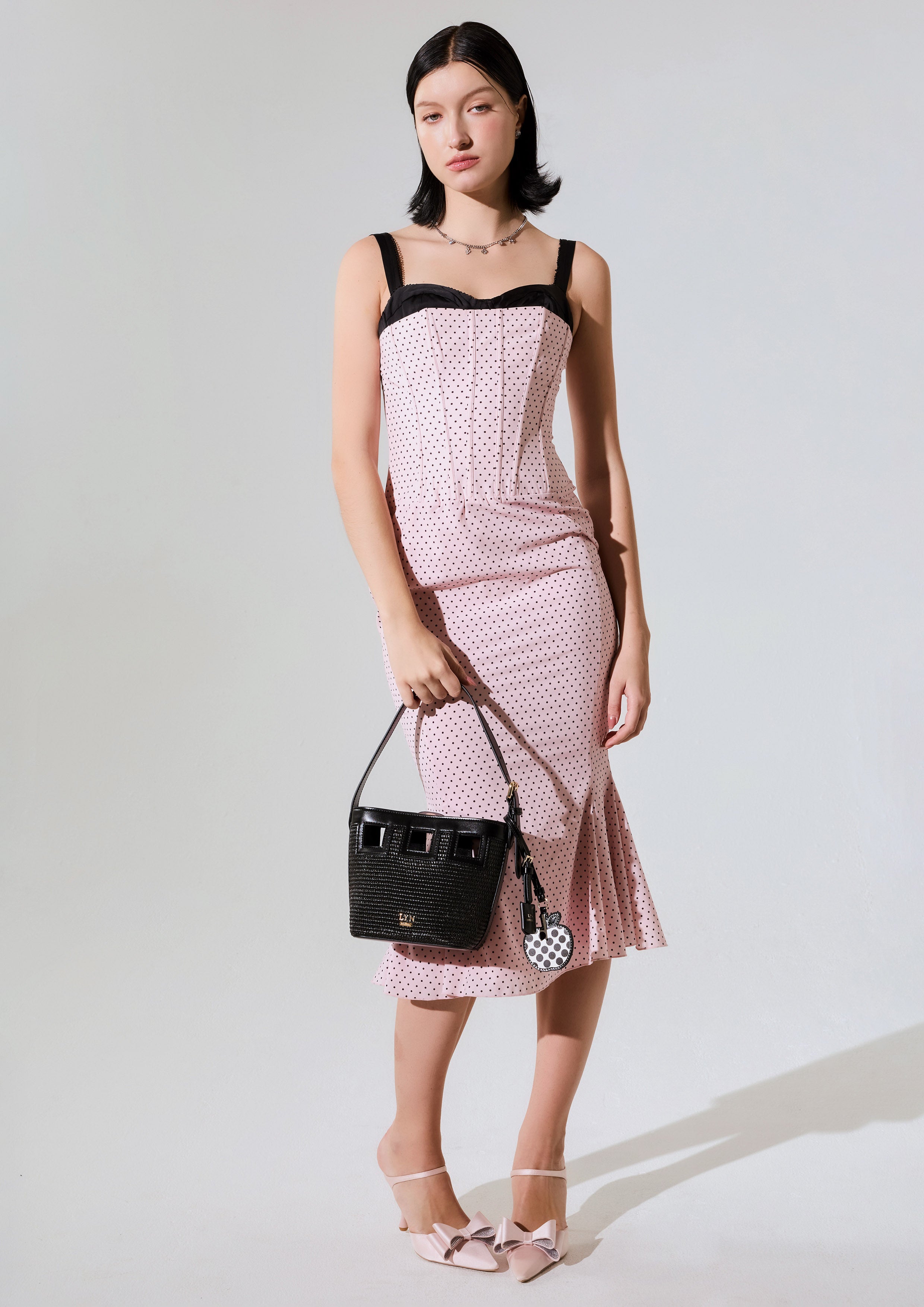Jazzy Square Bucket Bag Black