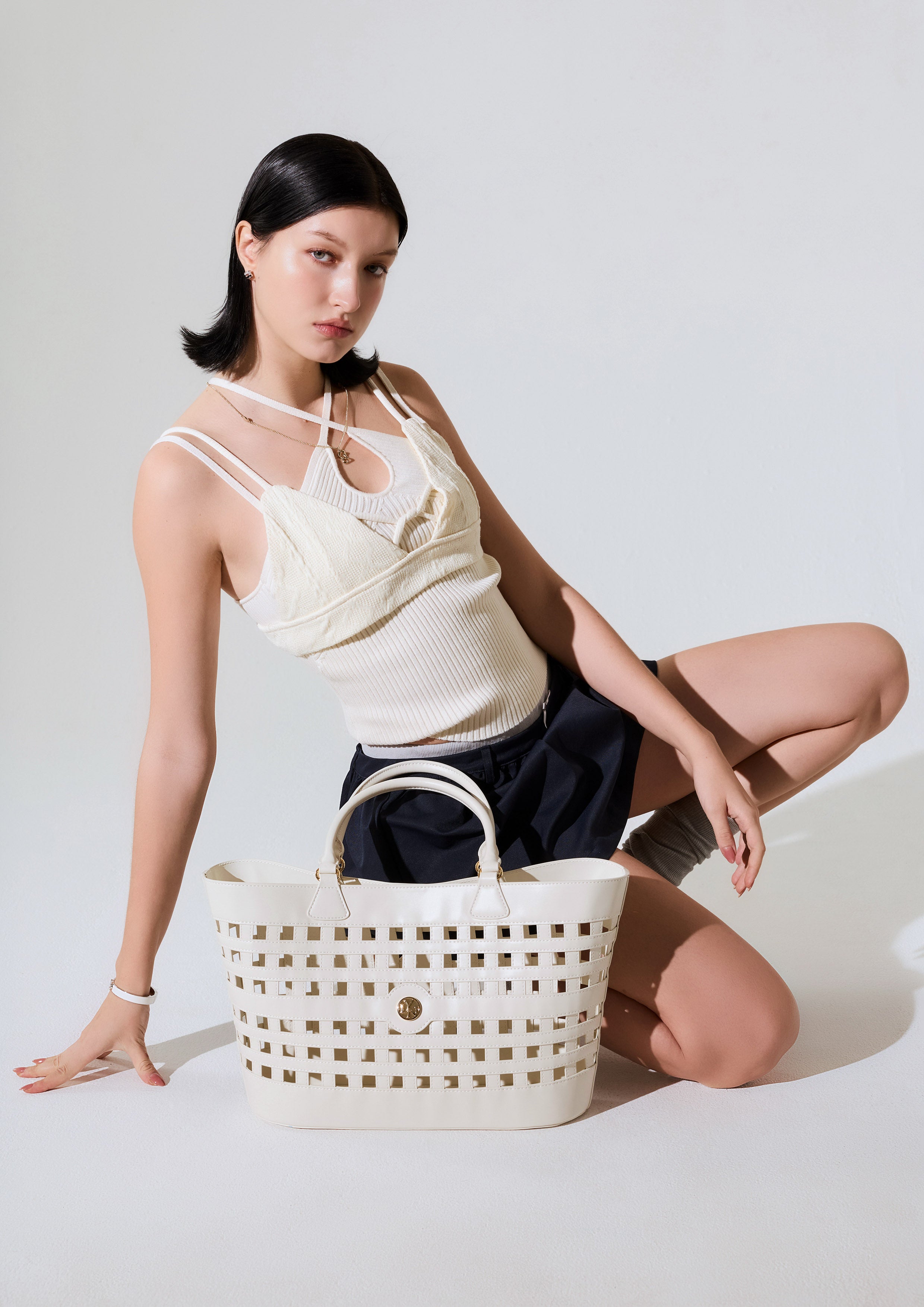 Jellata Xl Tote Bag Beige