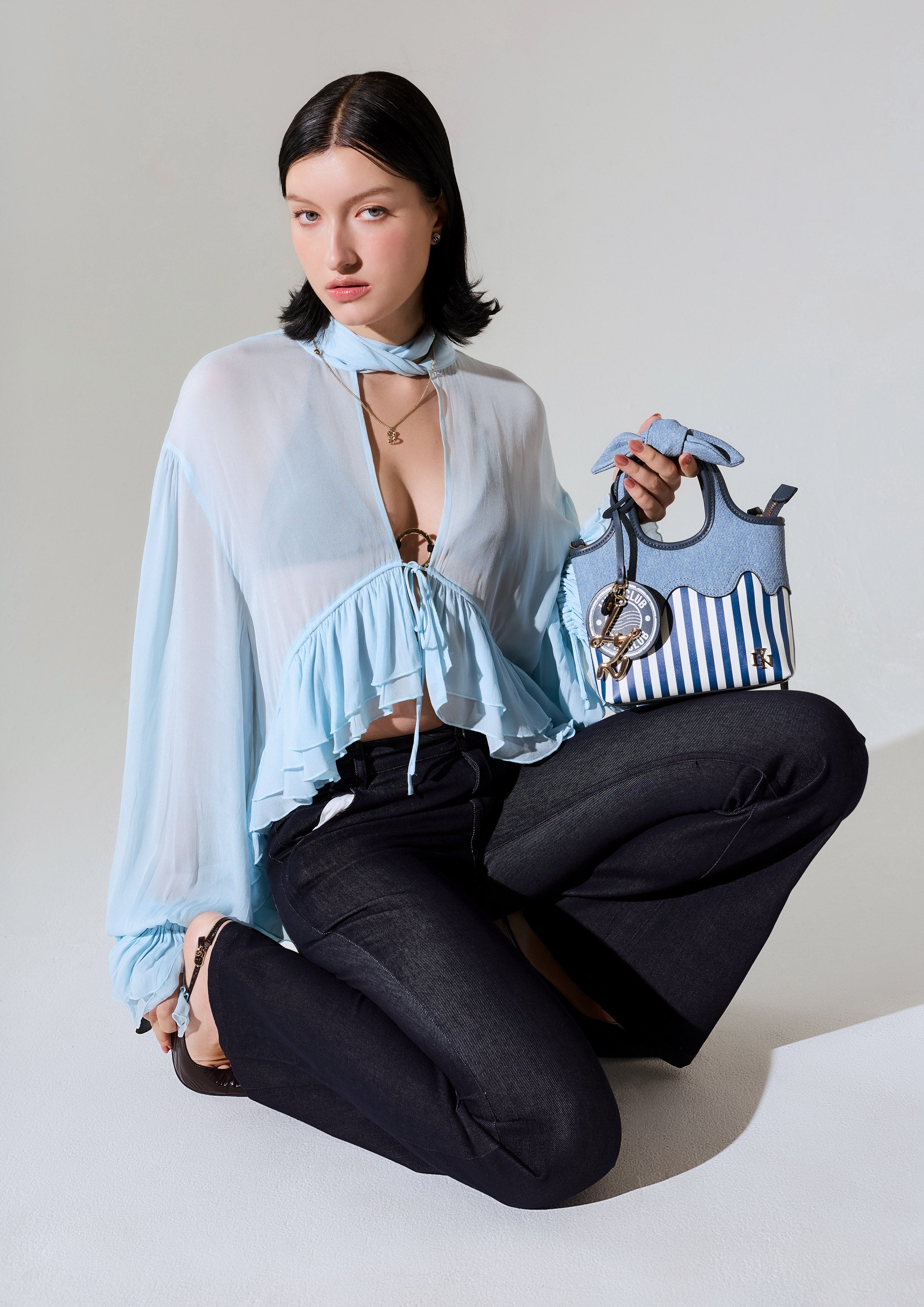 Winble S Tote Bag Blue