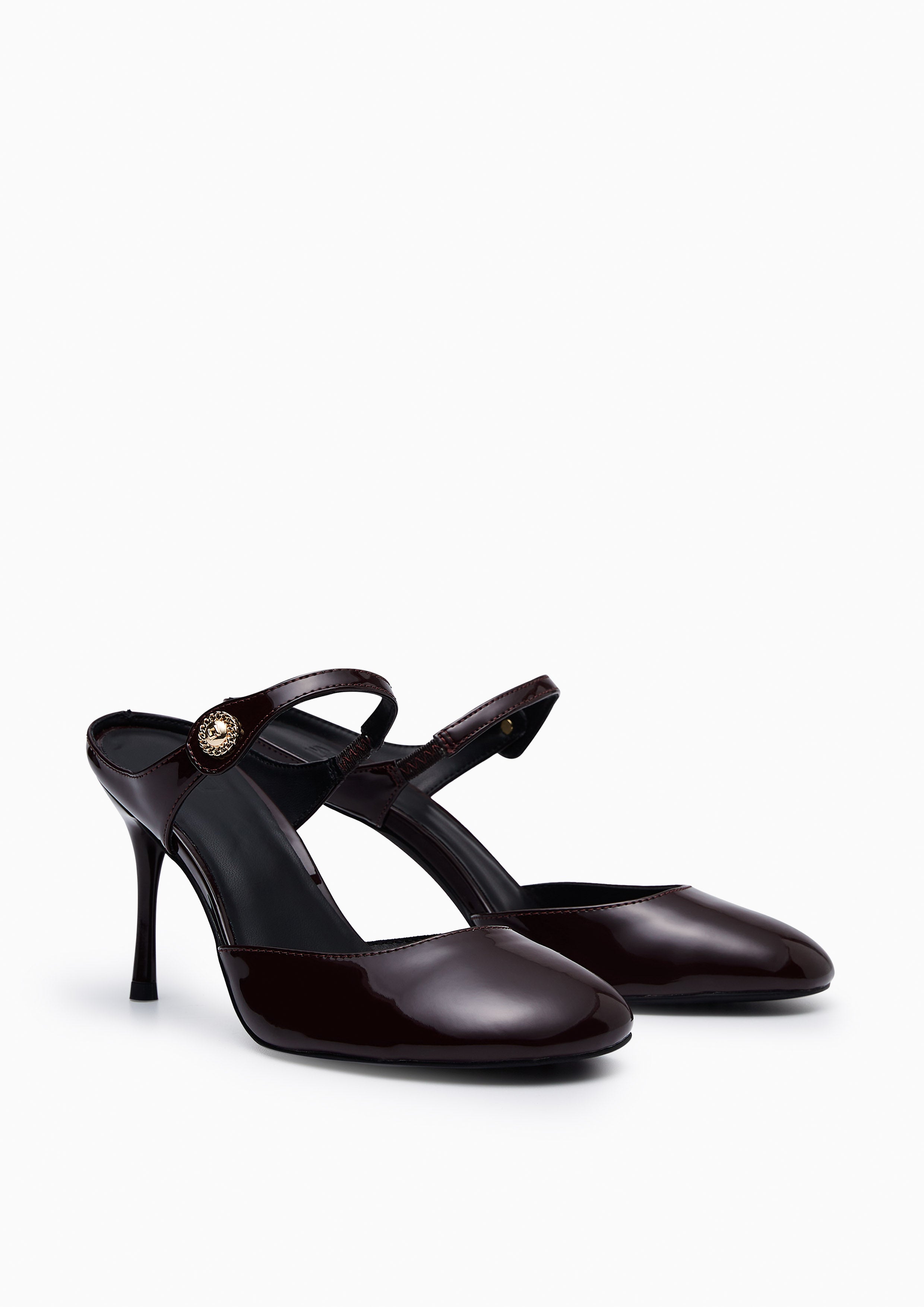 Alma Heels Dark Brown