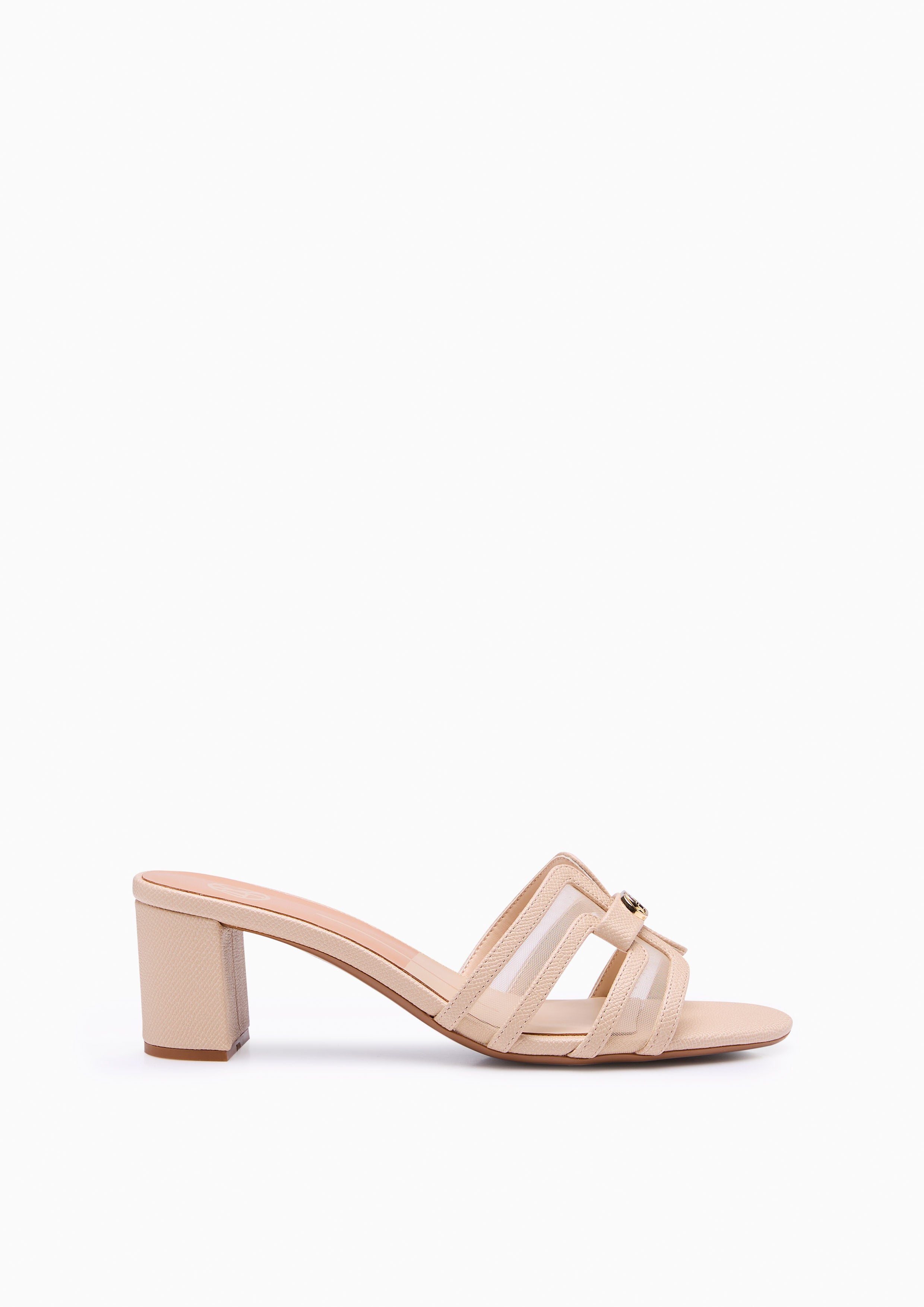 Hey Mid Sheer Mules Nude