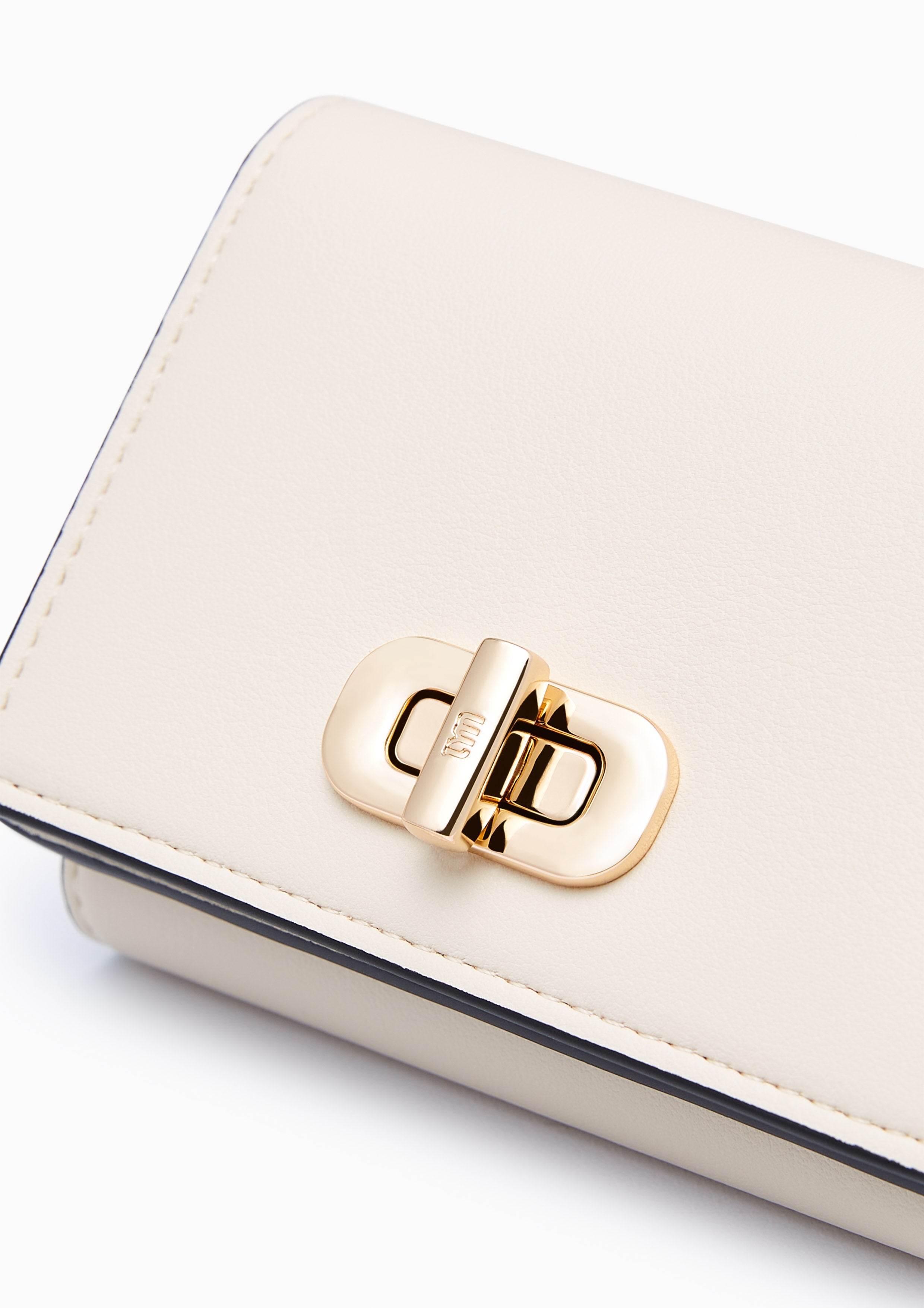 Joli Flap Short Wallet Beige