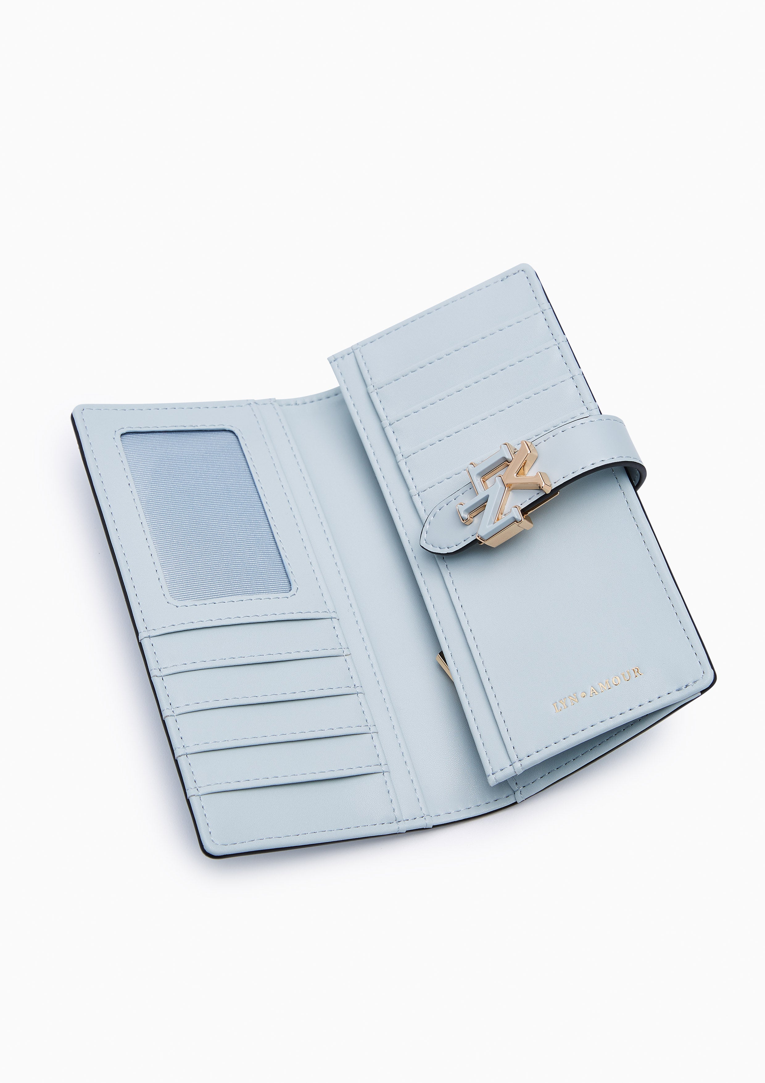 Taria Long Wallet Light Blue