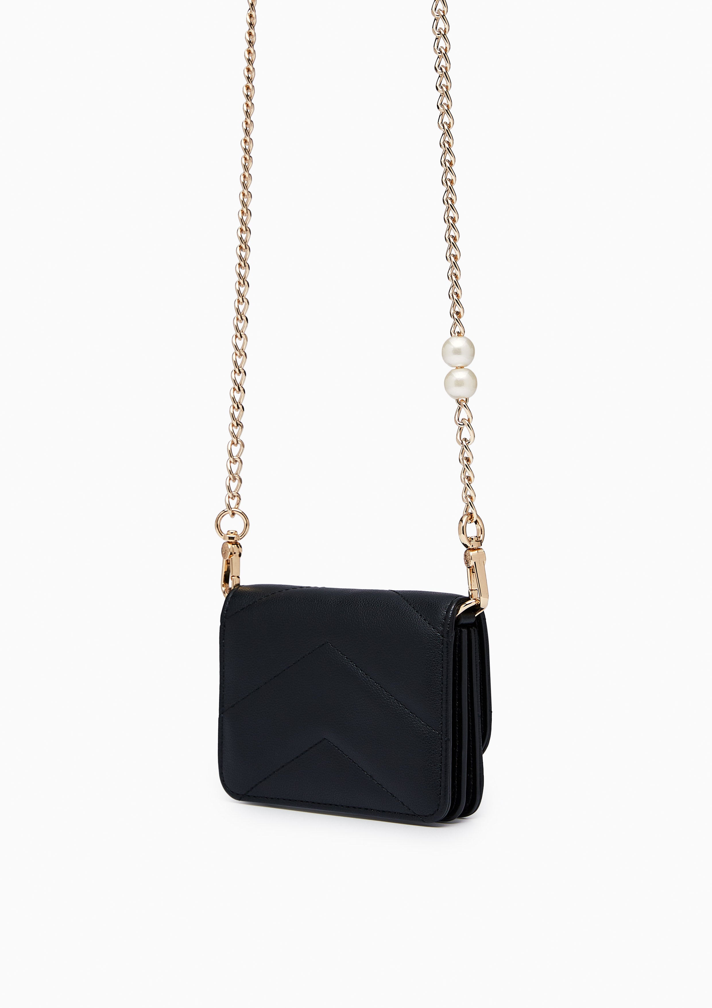 Jaydar Short Wallet On Chain Black