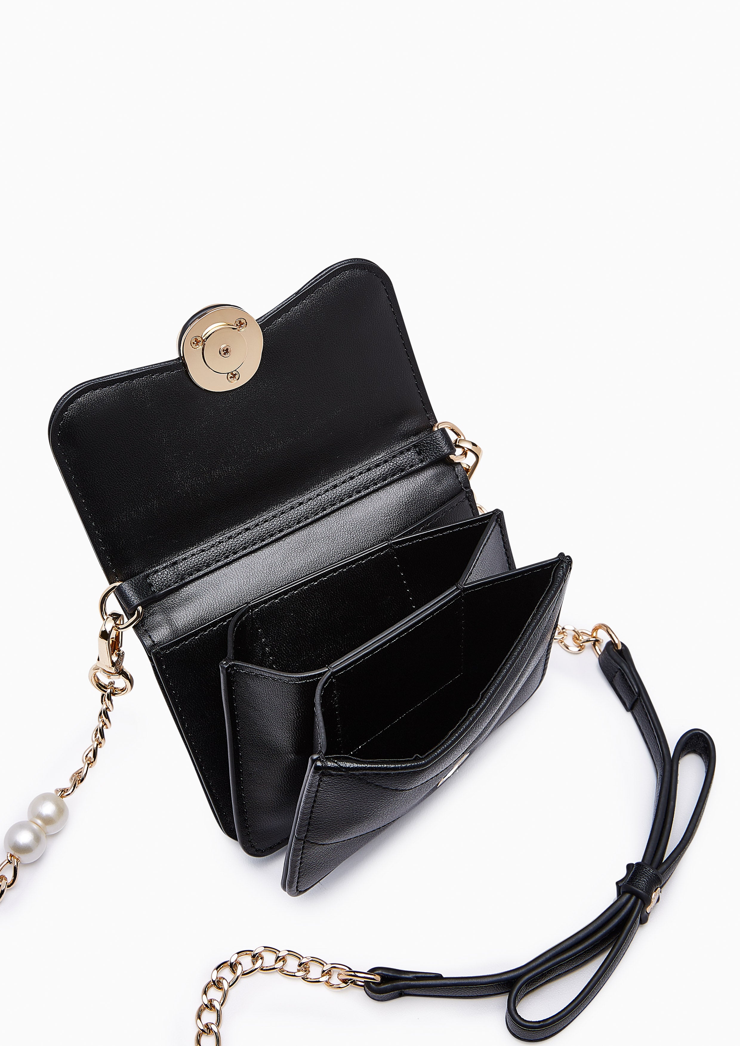 Jaydar Short Wallet On Chain Black