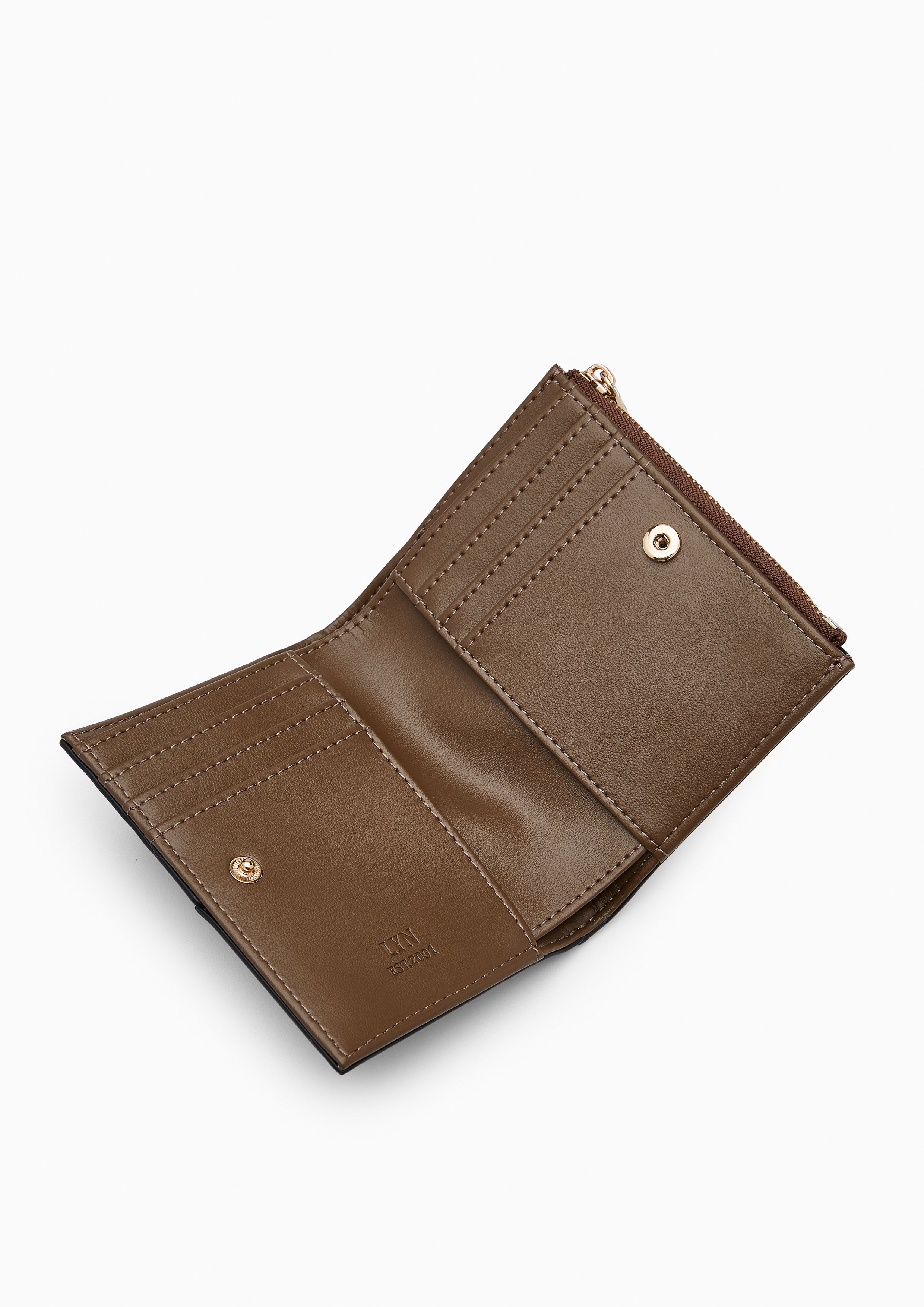 Konner Short Wallet Dark Brown