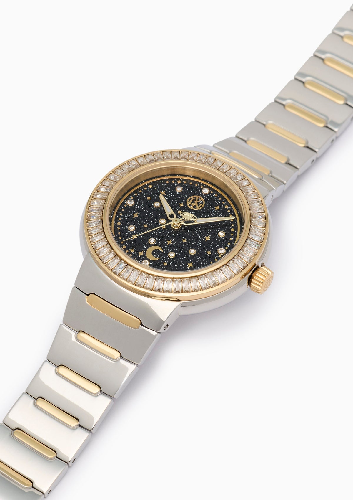 Crystall Watch Gold
