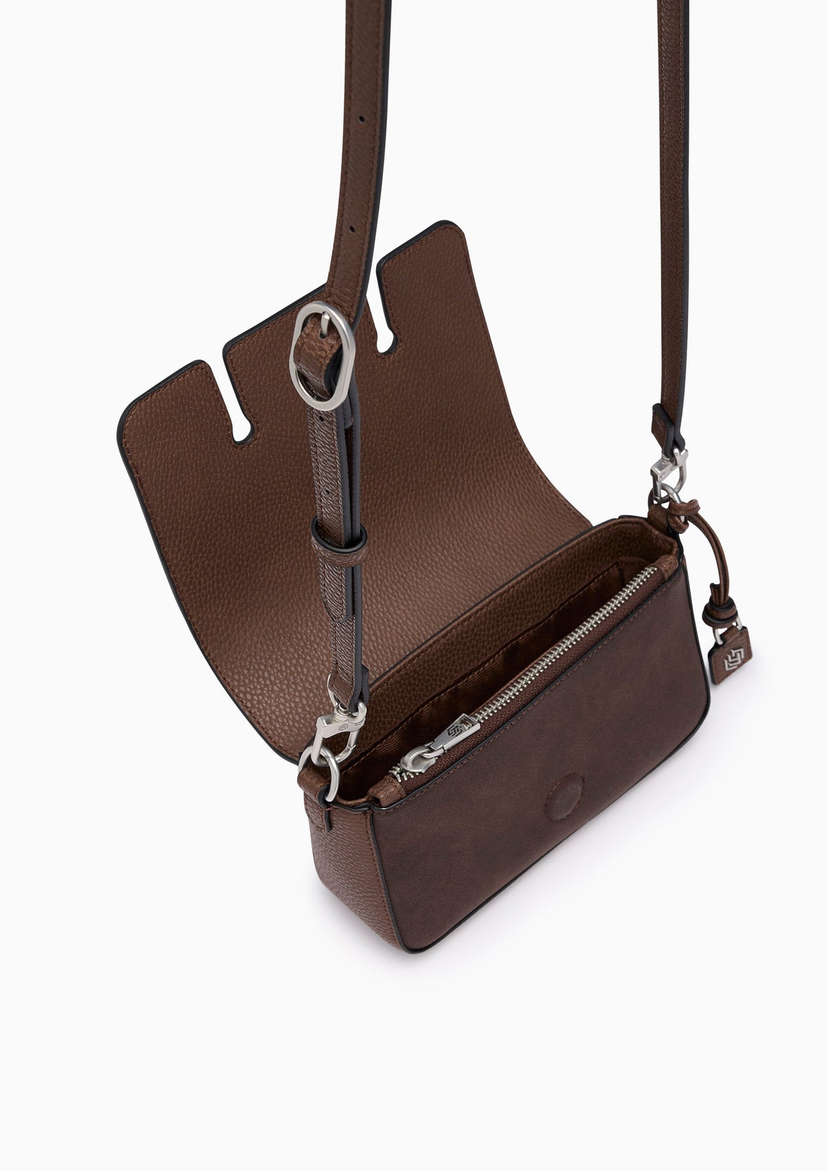 Jeph Infinite S Crossbody Bag Dark Brown
