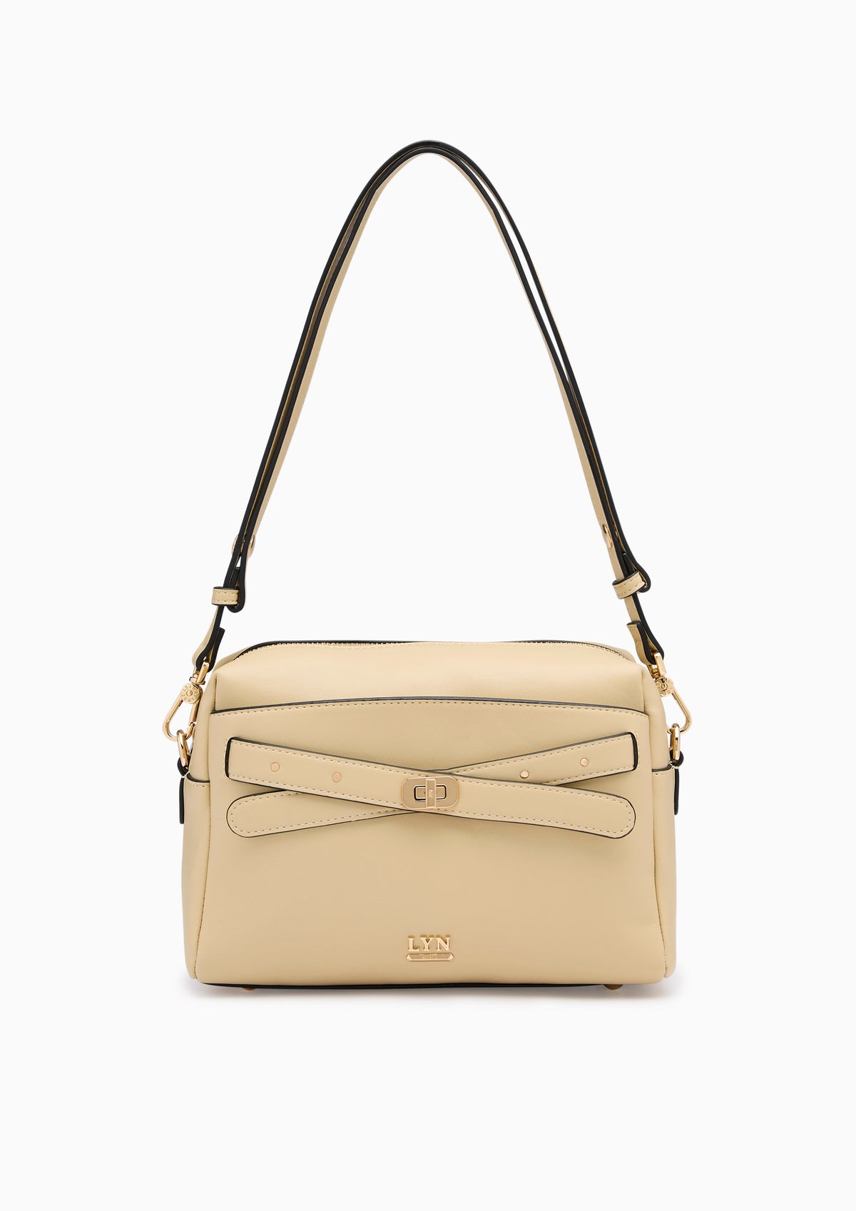 Ella M Top Handle Bag Beige