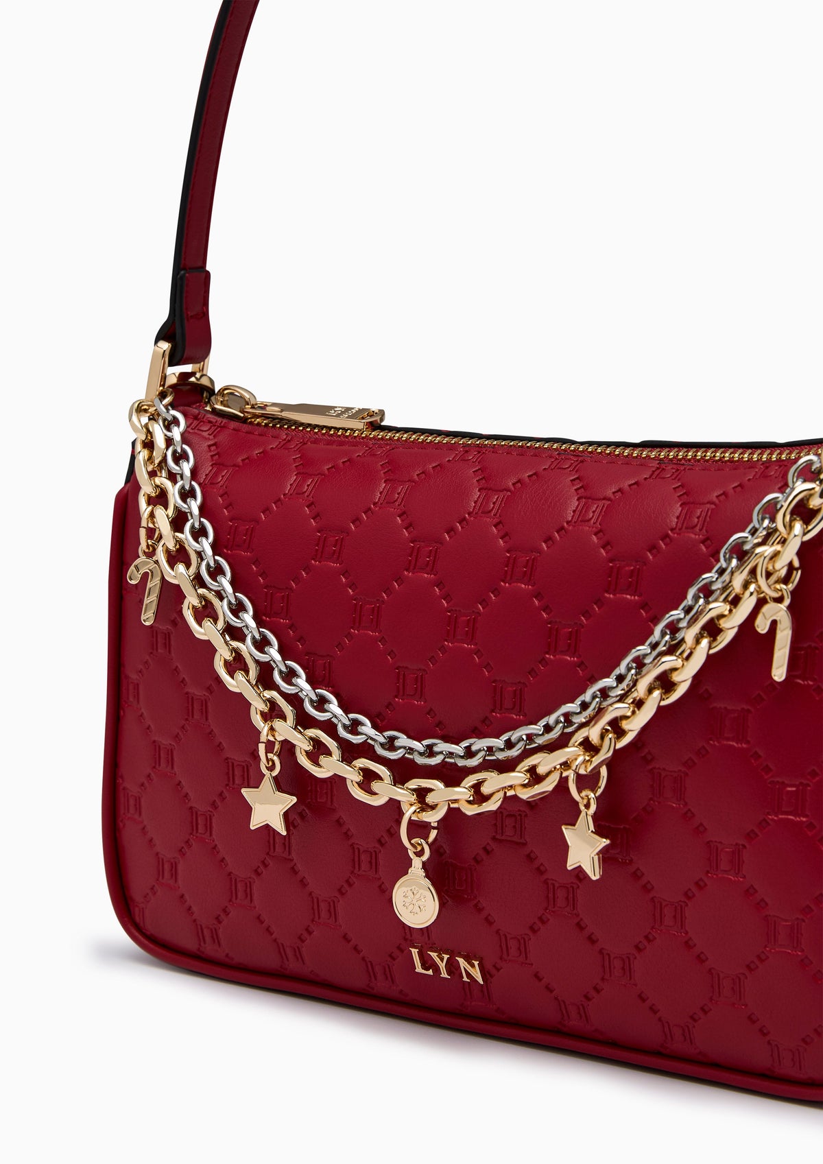 Frosty S Shoulder Bag Dark Red
