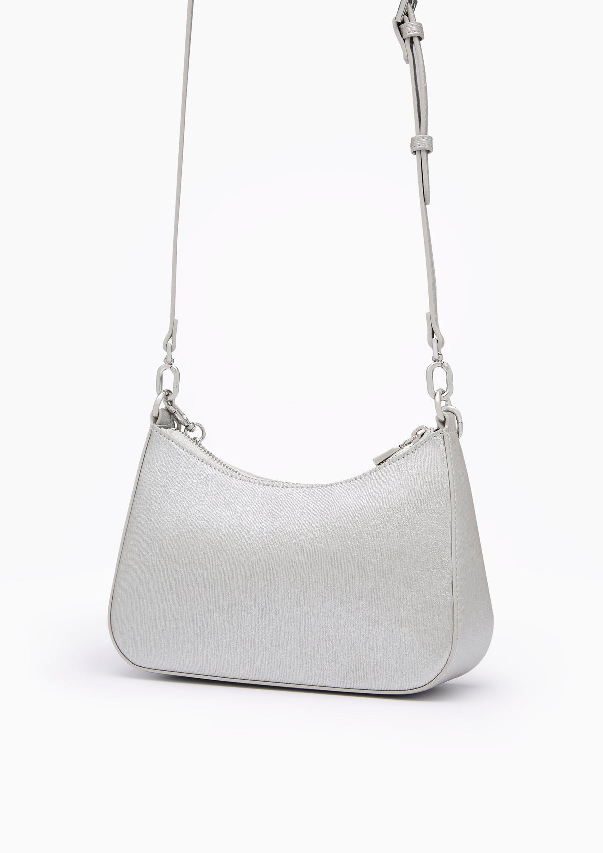 Re-Edit Rosee Crystal S Shoulder Bag Silver