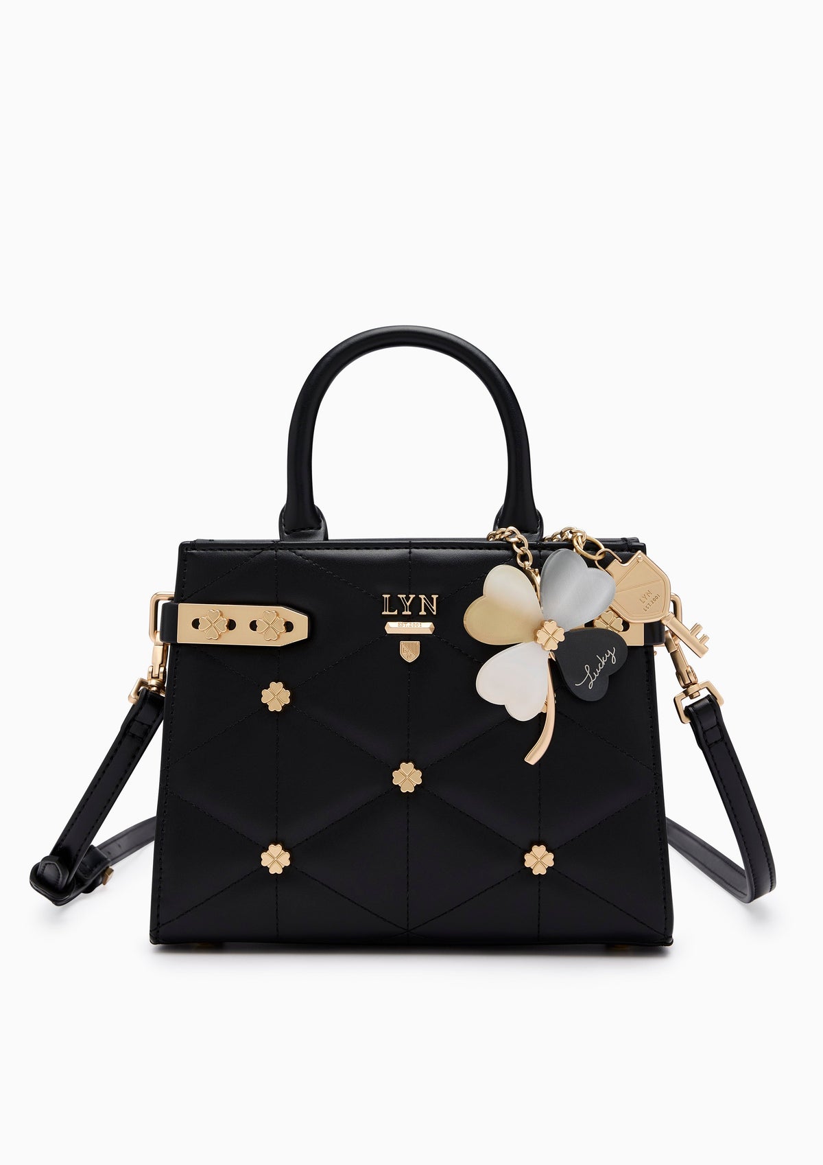 Re-Edit Manifest Fineness Q S Top Handle Bag Black