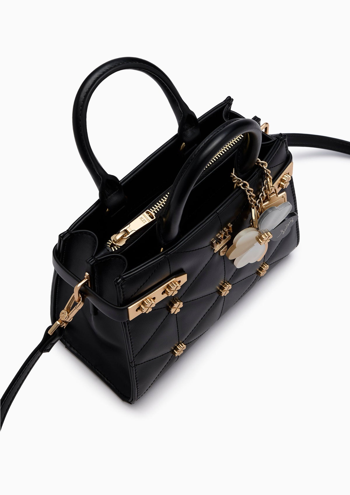 Re-Edit Manifest Fineness Q S Top Handle Bag Black