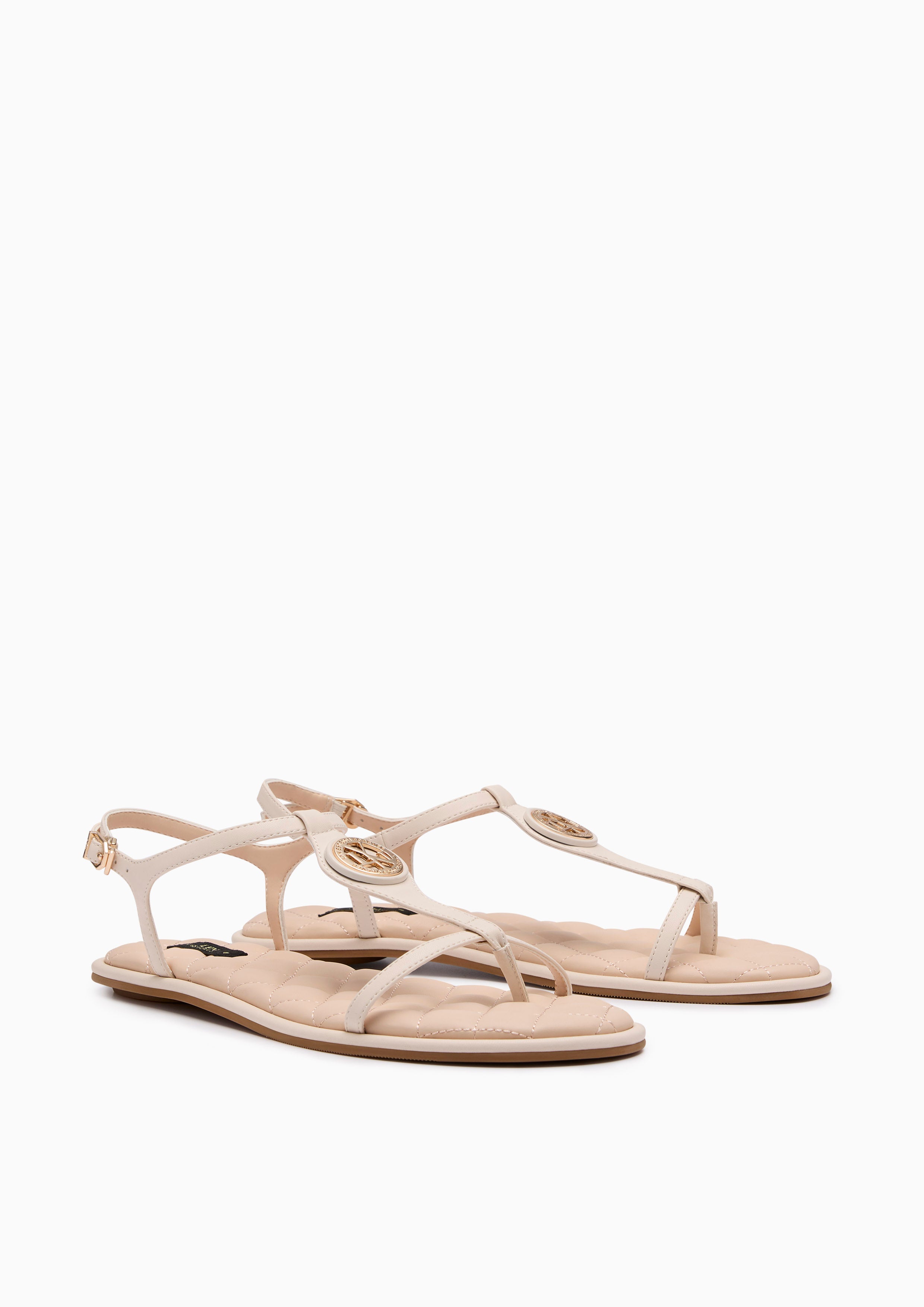 Isara Flat Sandal Ivory