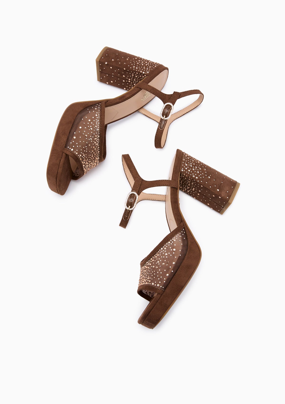 Label Slingback Infinite High Heel Dark Brown
