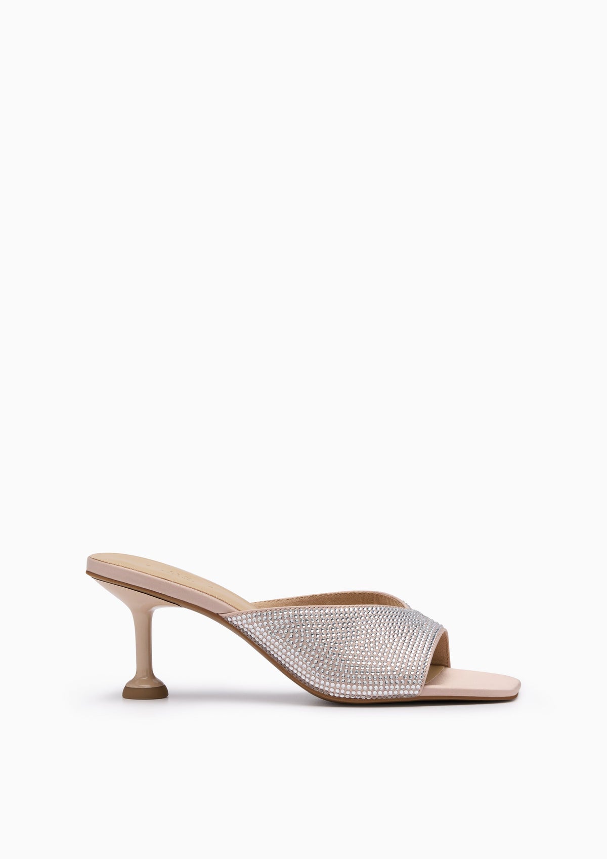Celia Low Heel Mule Beige