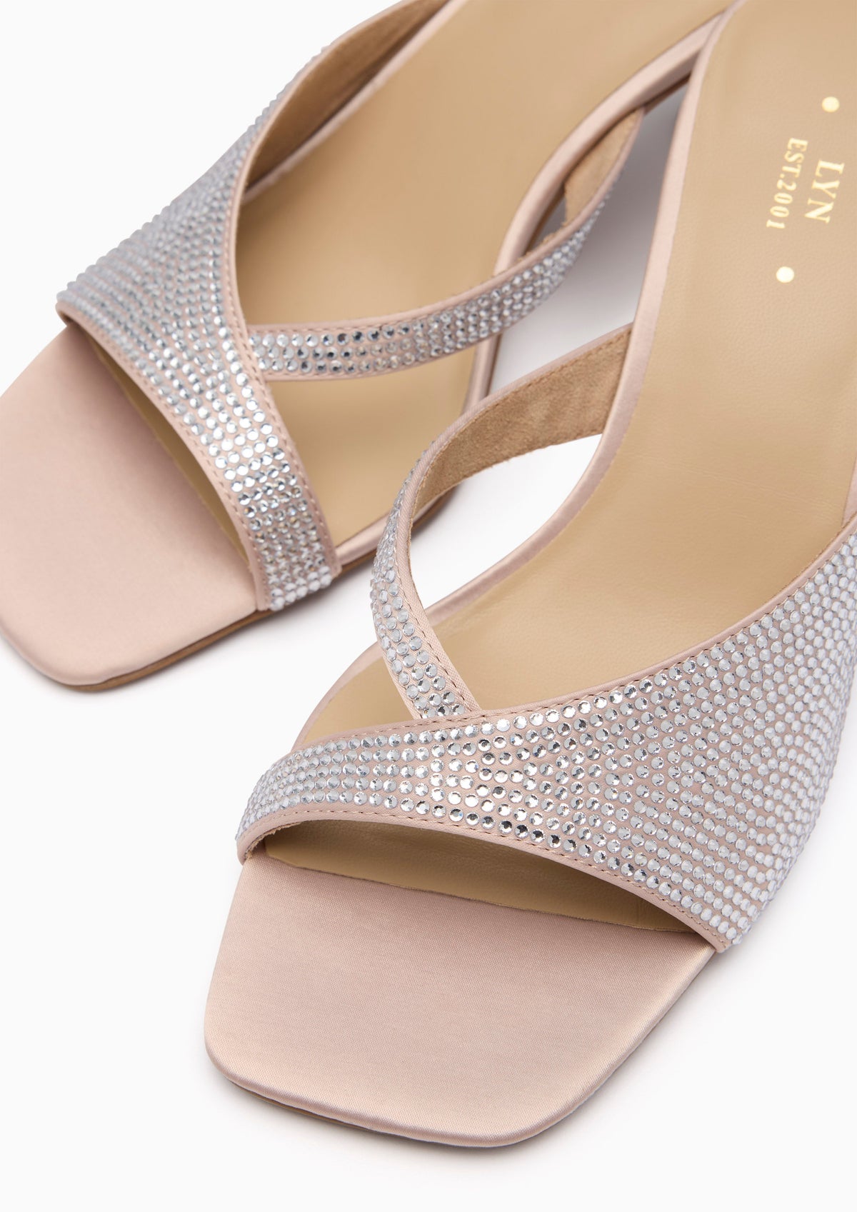 Celia Low Heel Mule Beige
