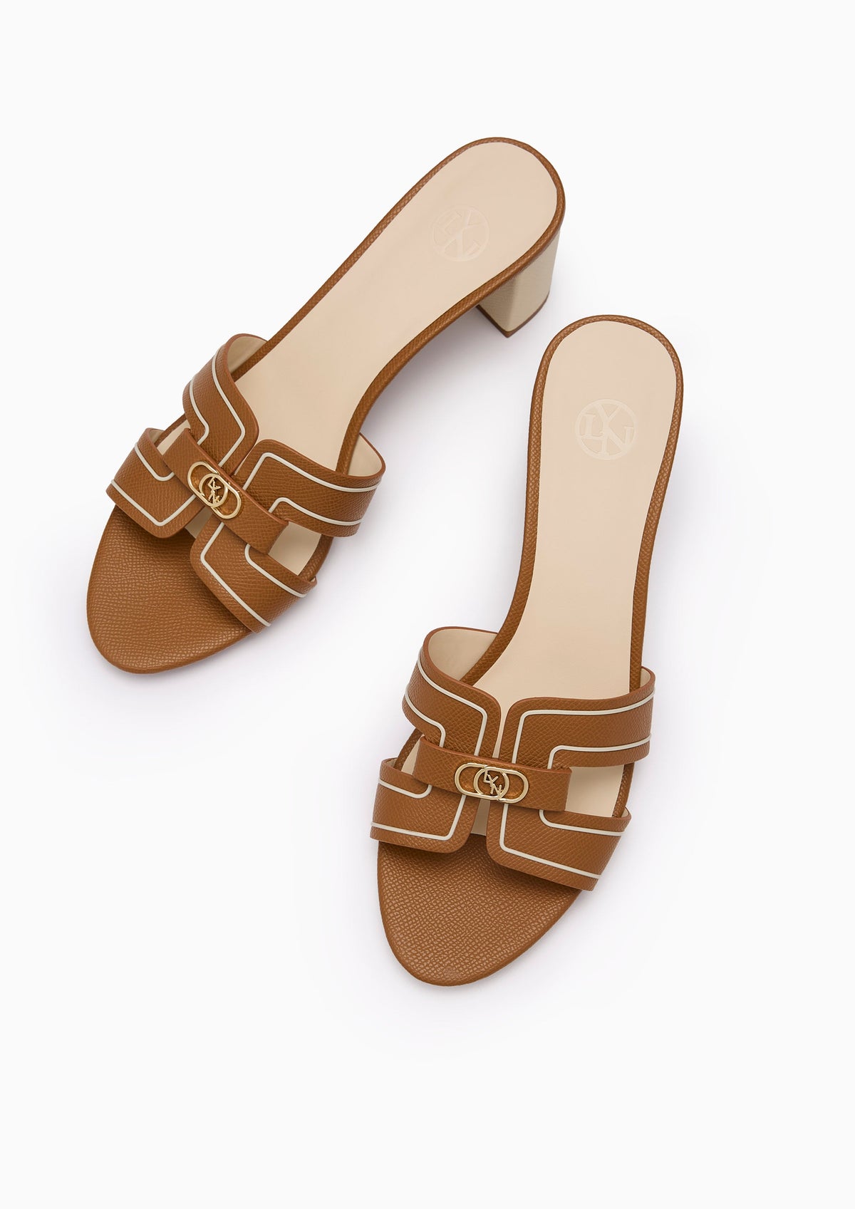 Hey Mid 2 Tones Sandal Brown