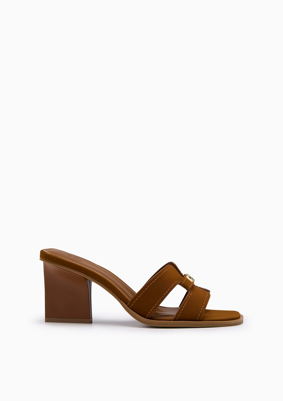 Hey Sleek Heeled Sandal Brown