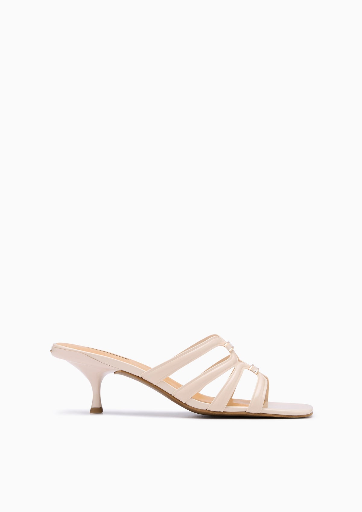 Prime Mid Heel Mule Ivory