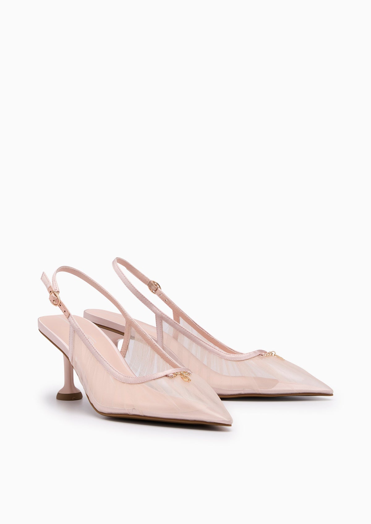 Code Infinite Slingback Pumps Light Pink