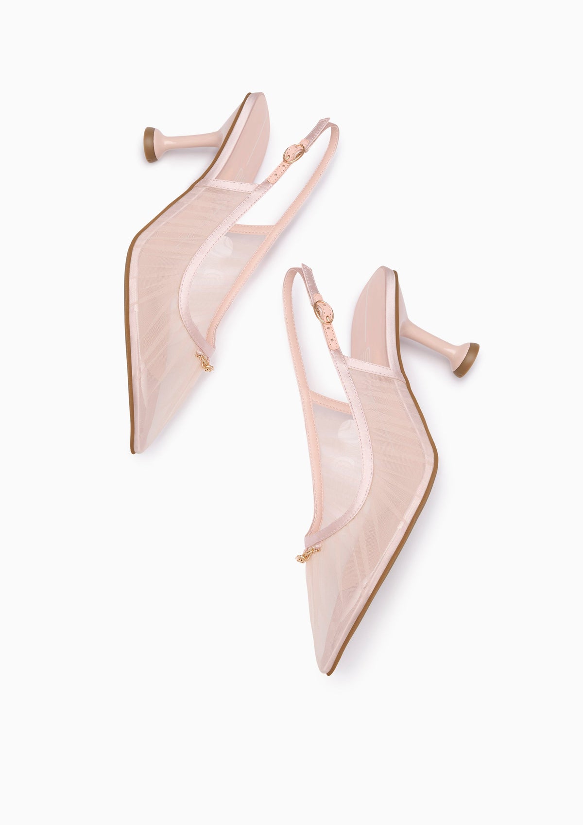 Code Infinite Slingback Pumps Light Pink