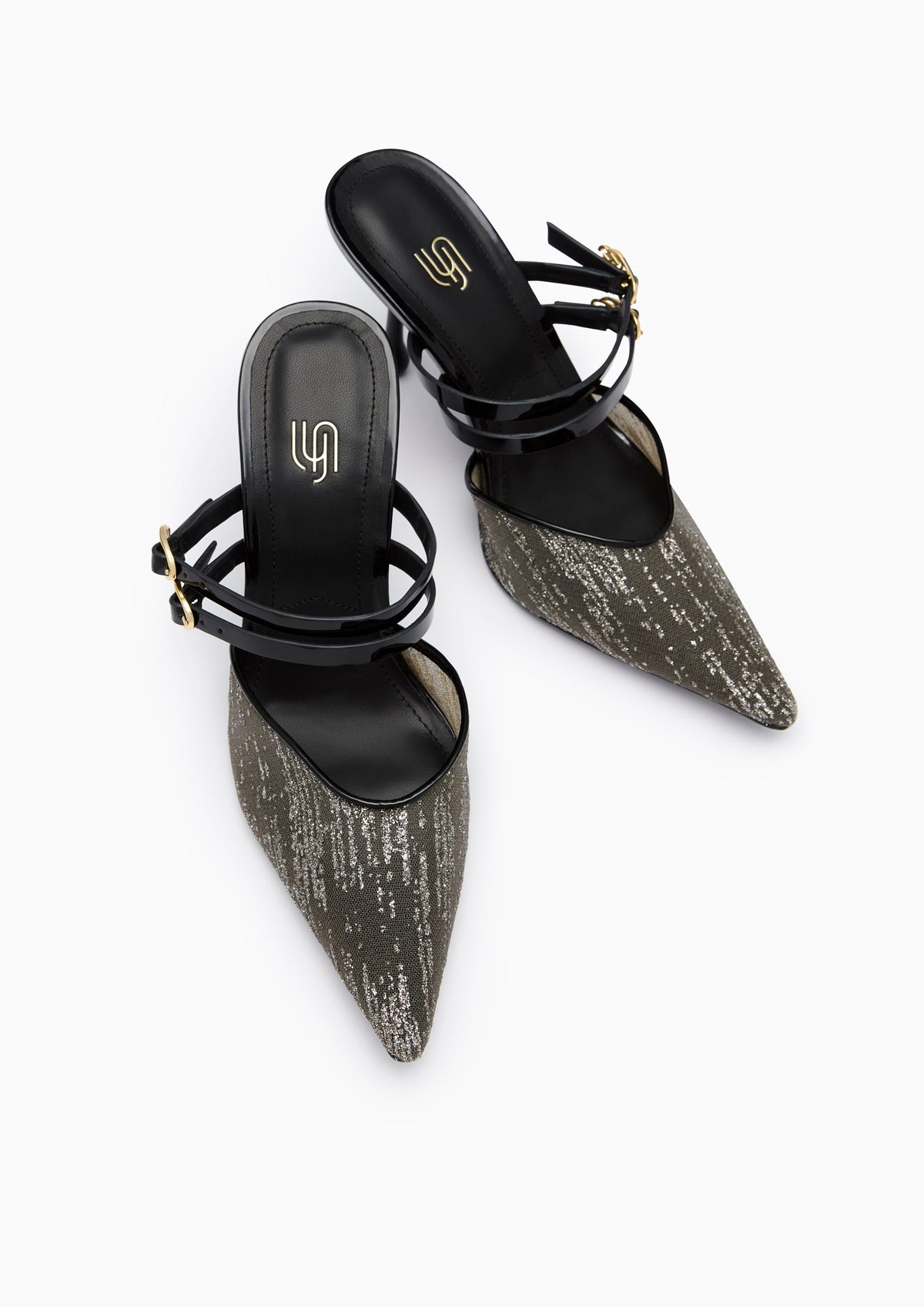 Marco Infinite Mid Heel Mule Black