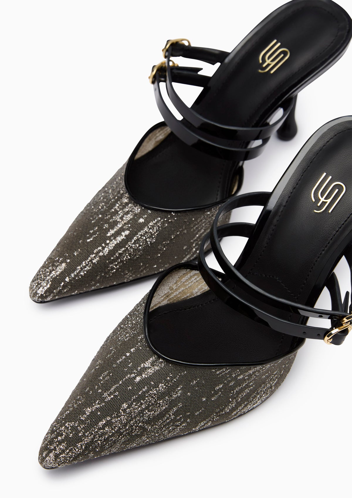 Marco Infinite Mid Heel Mule Black