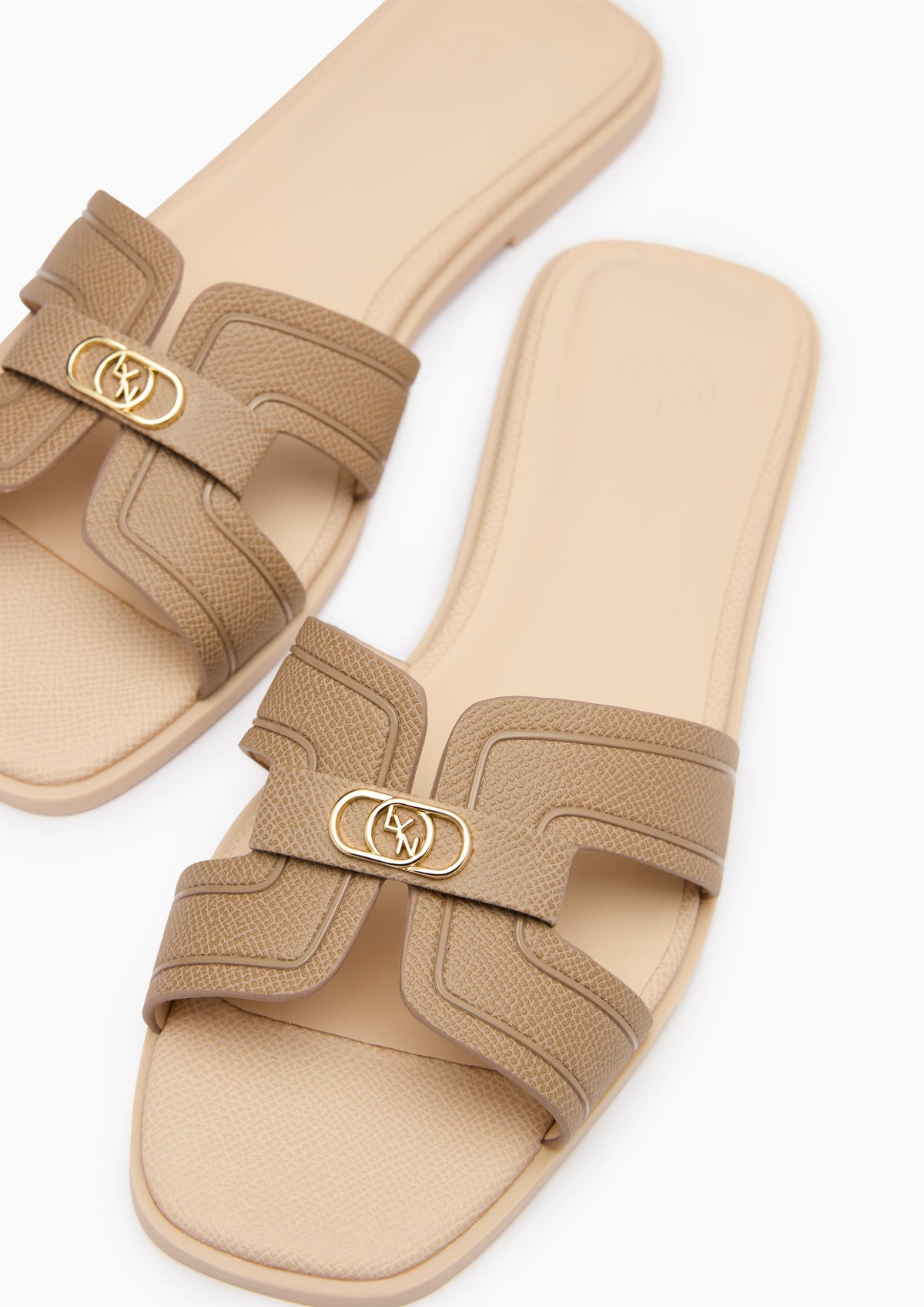 Hey 2 Tones Sandal Taupe