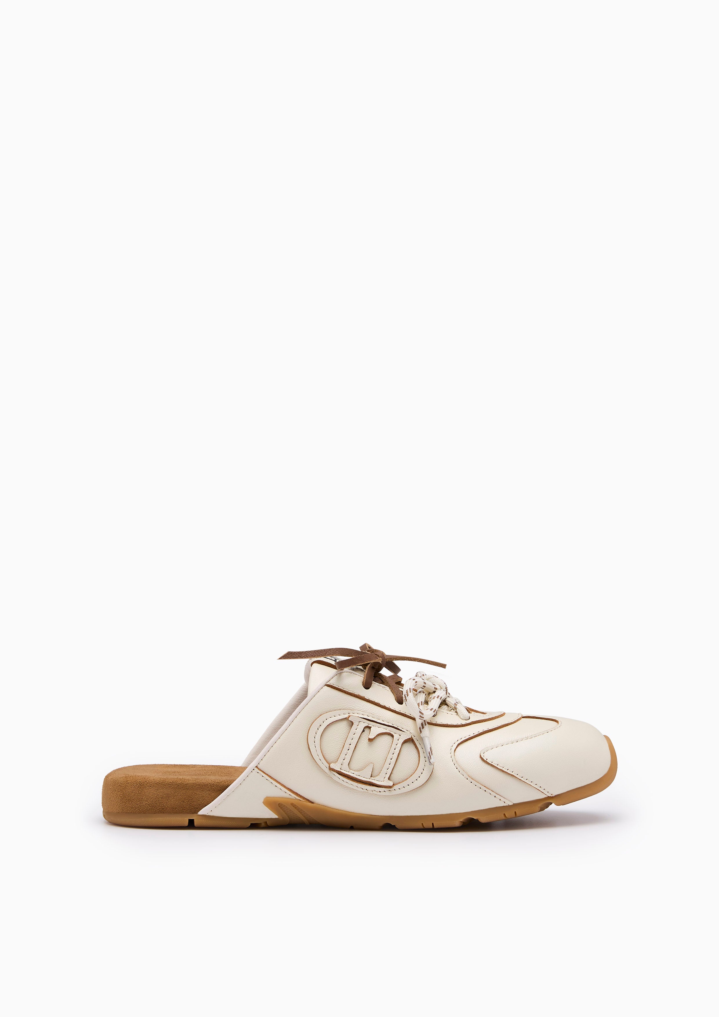 Paisley Mule Sneakers Ivory