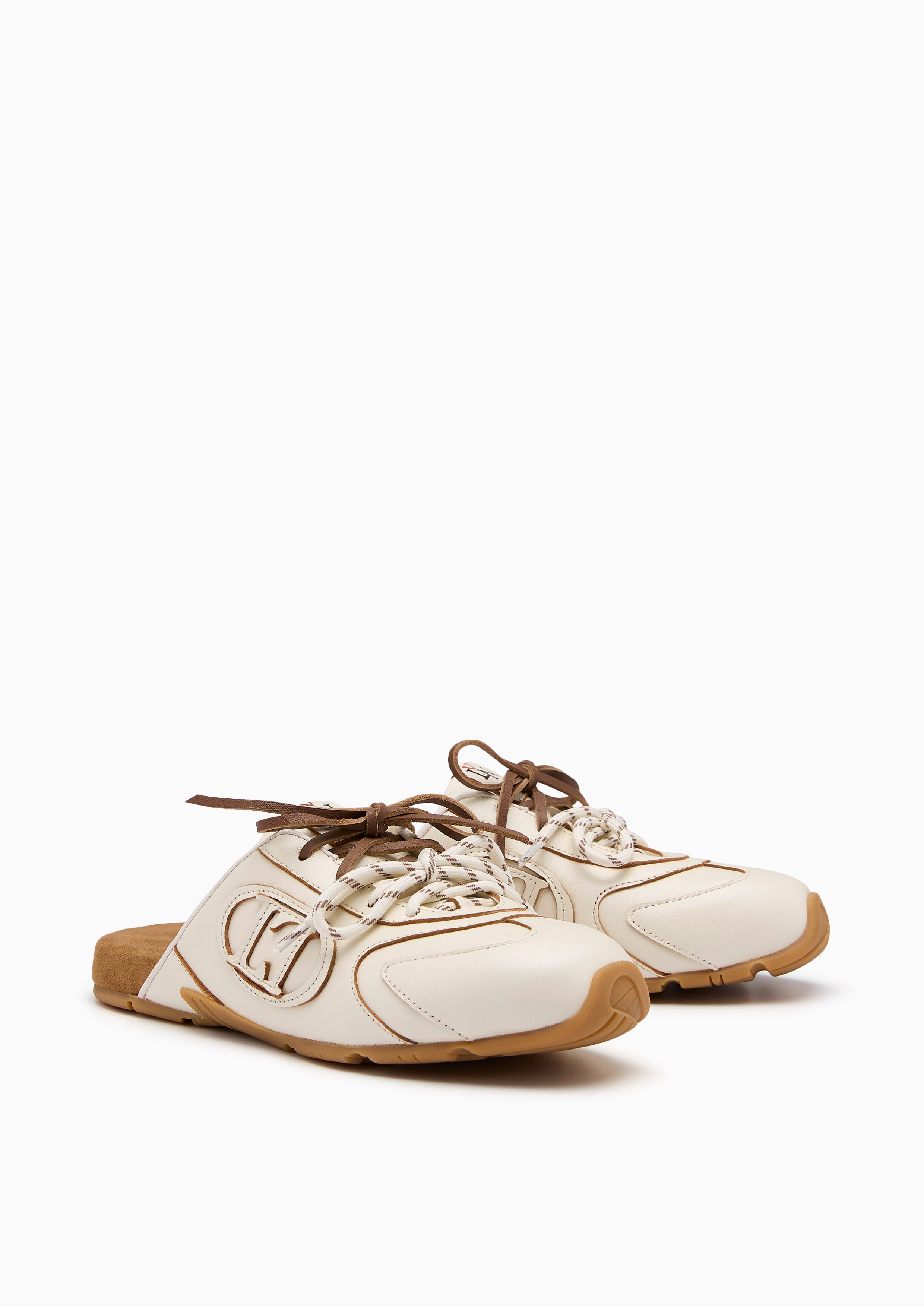 Paisley Mule Sneakers Ivory