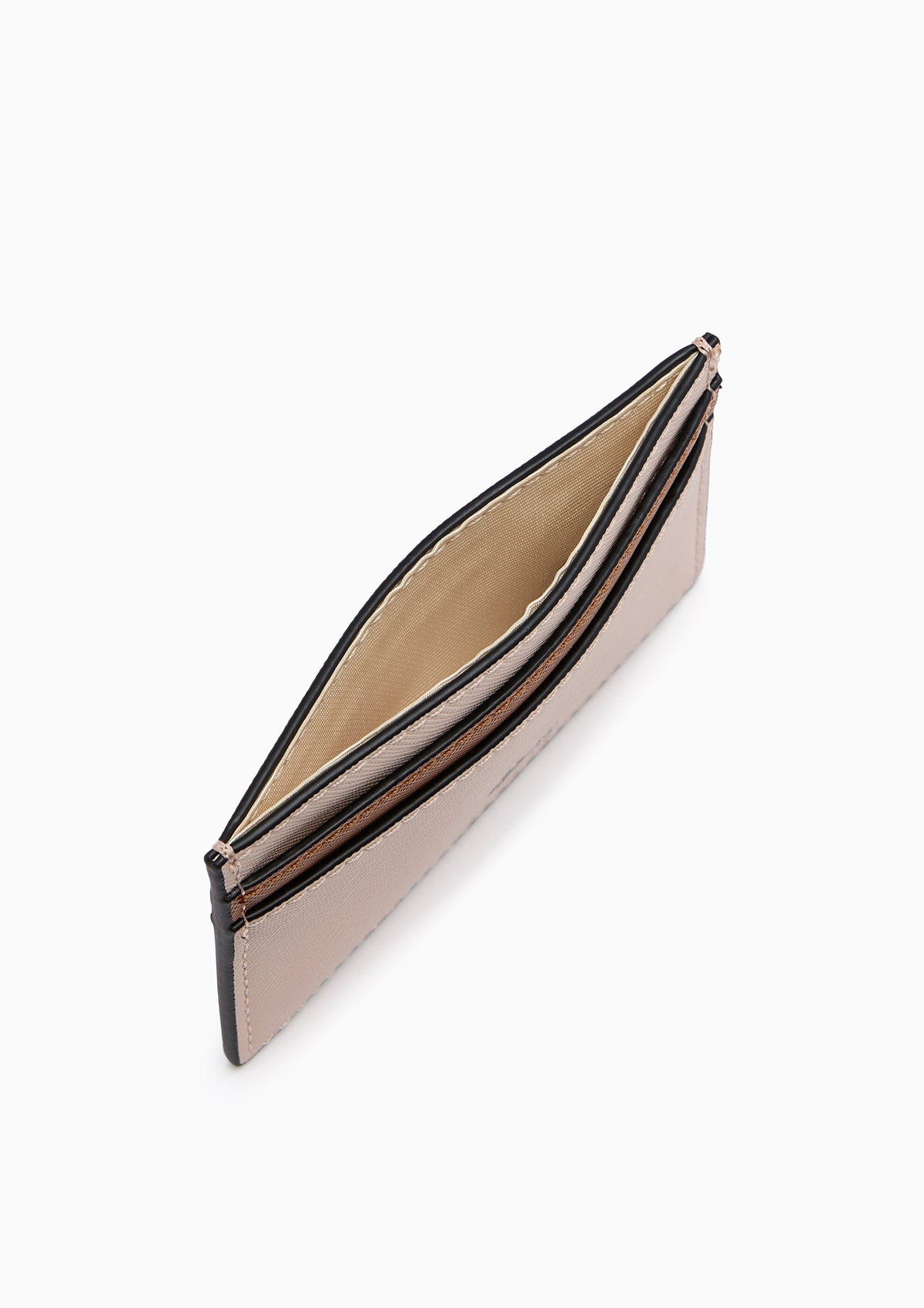 Re-Edit Daisy Card Holder Printed Beige