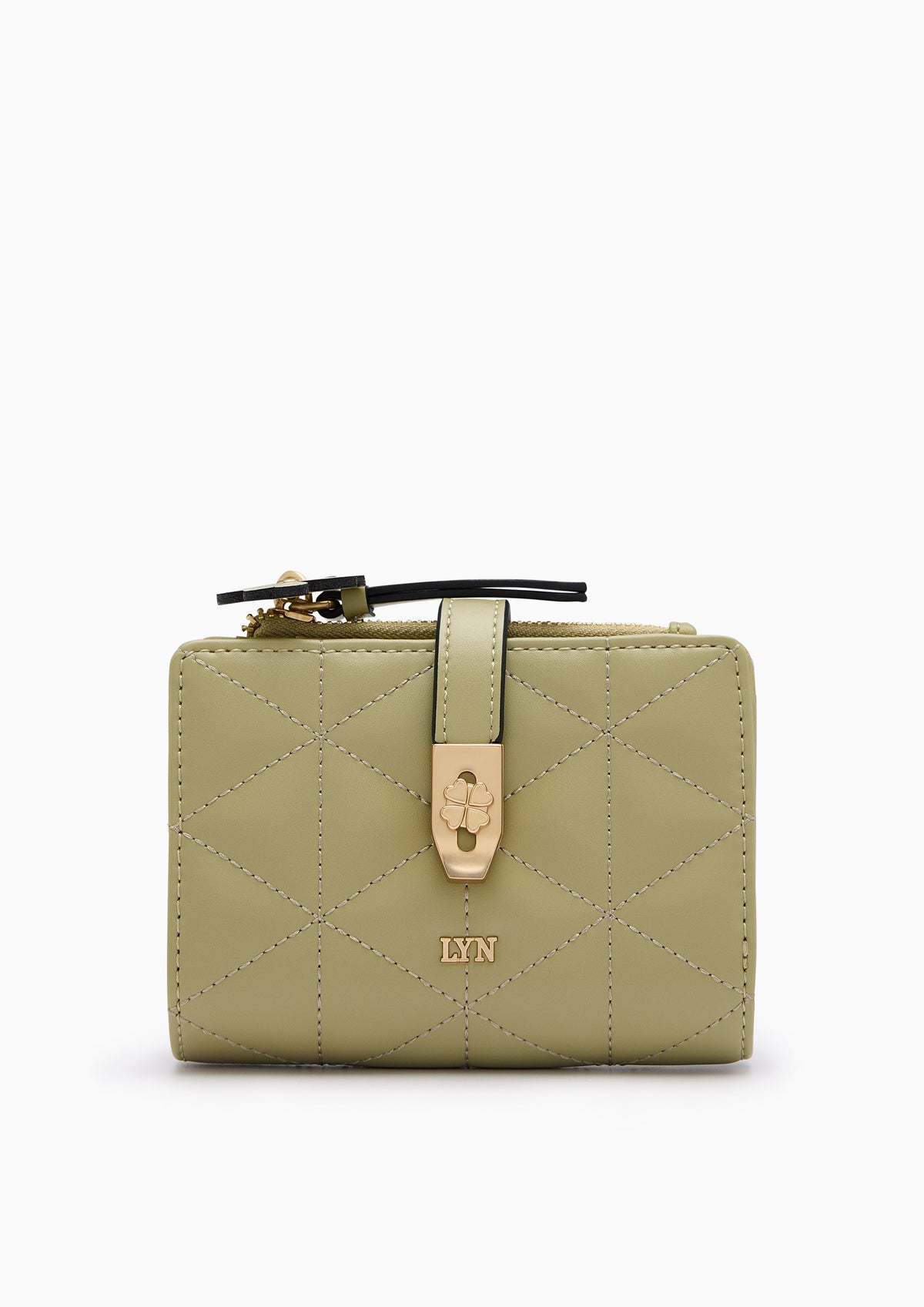 Re-Edit Manifest Q Semi Long Wallet Green
