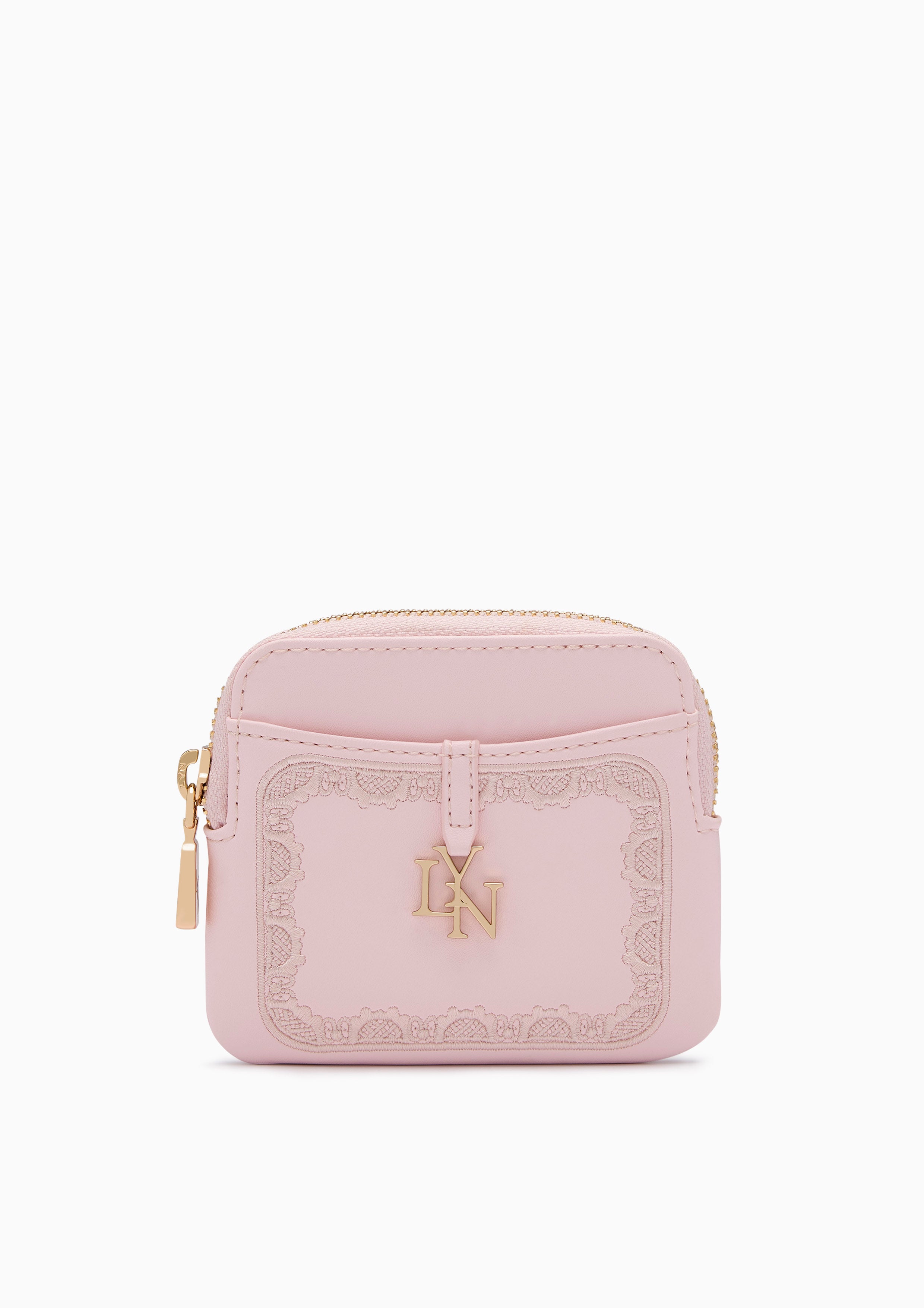 Wimsy Coin Zip Wallet Light Pink