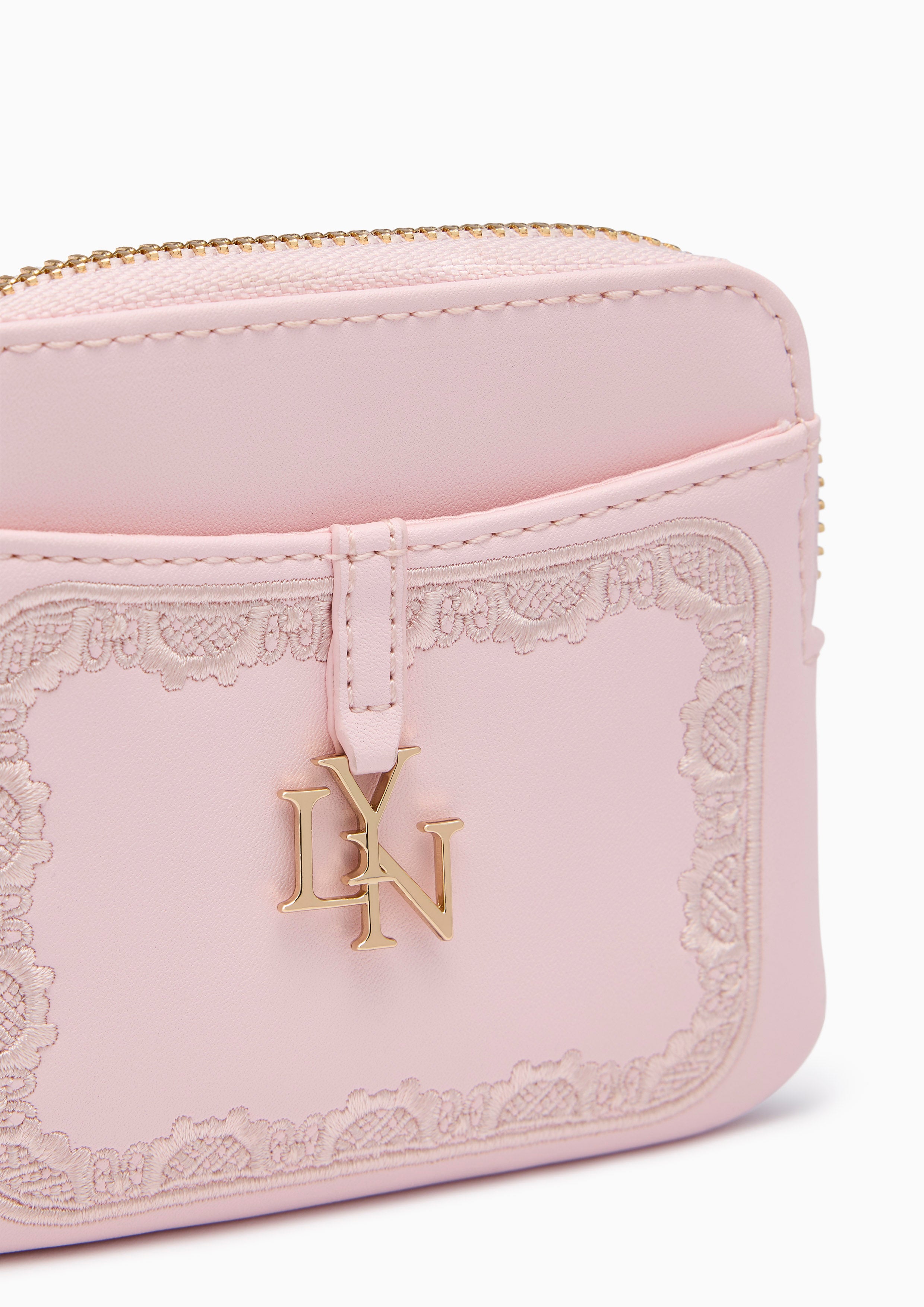 Wimsy Coin Zip Wallet Light Pink