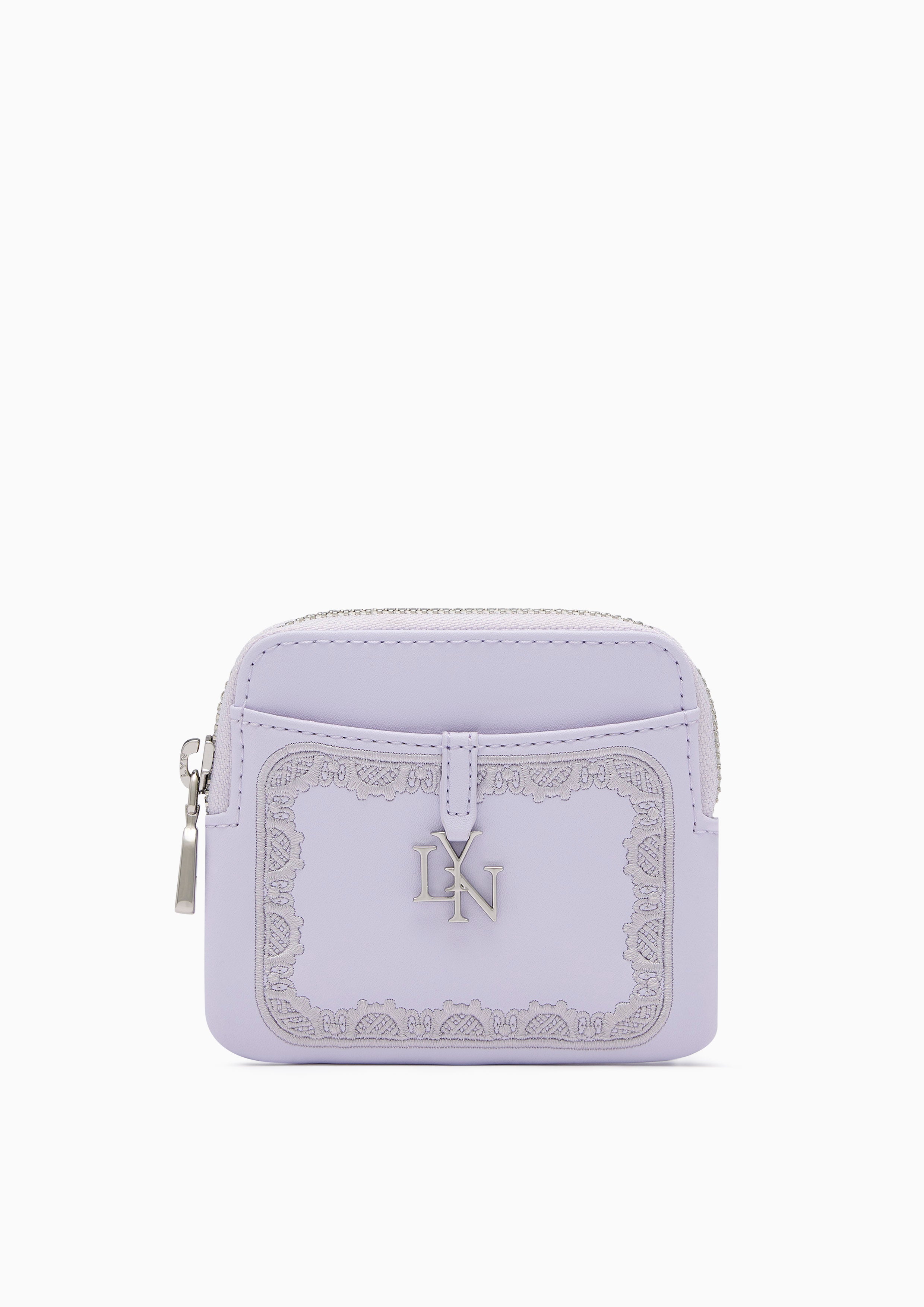 Wimsy Coin Zip Wallet Purple