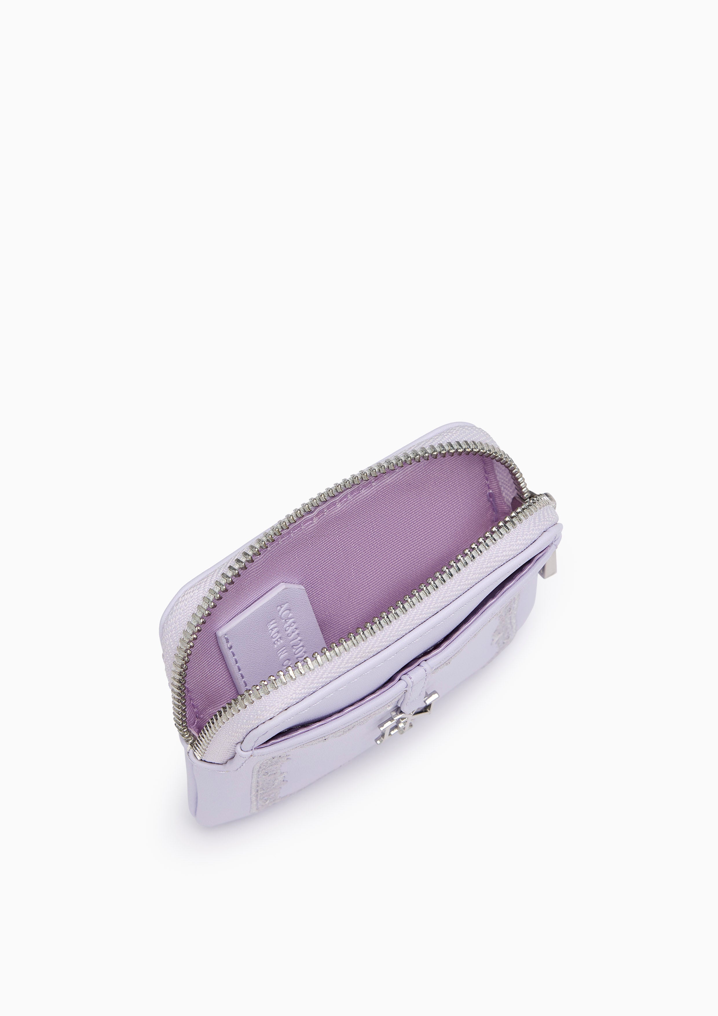 Wimsy Coin Zip Wallet Purple