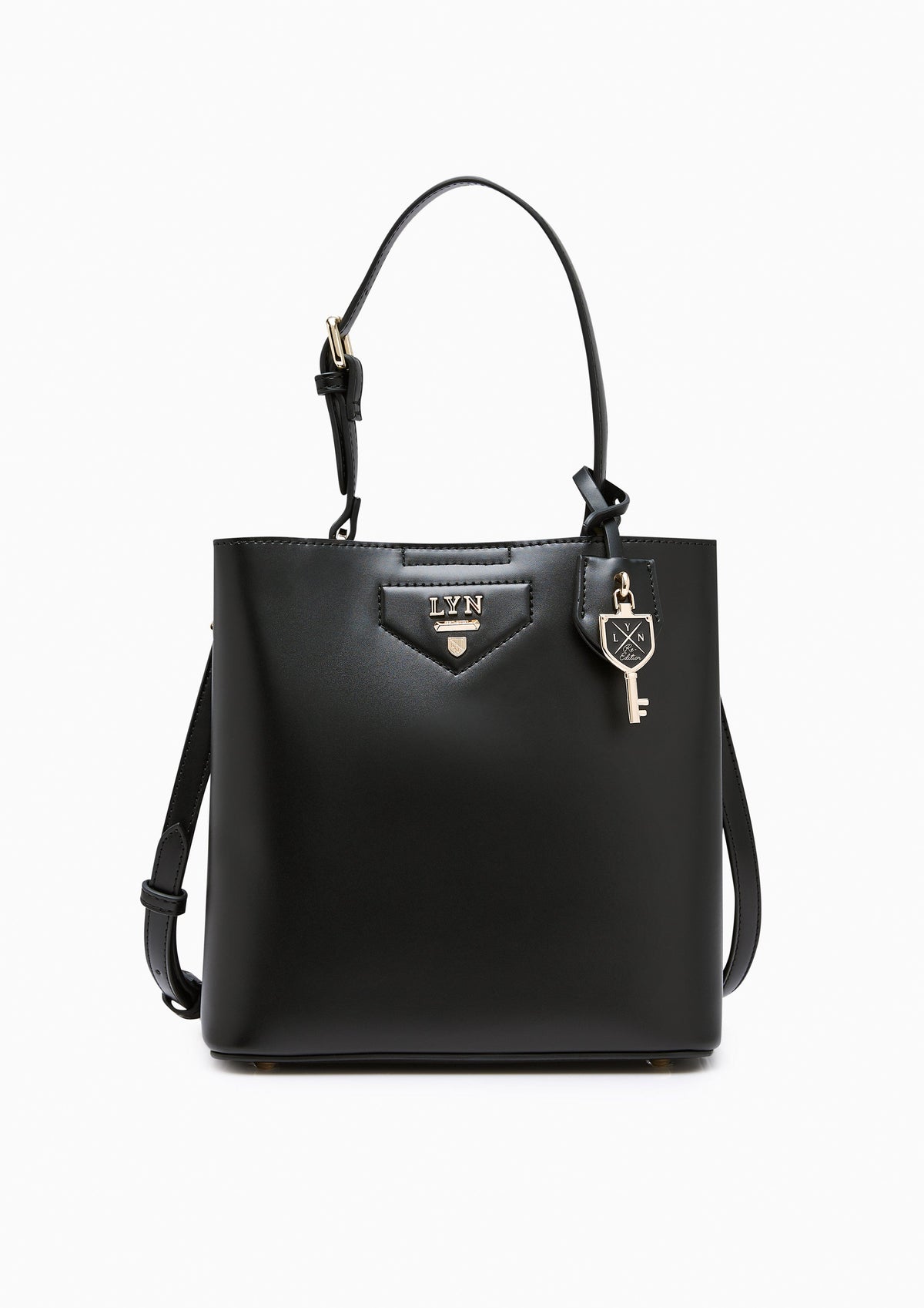Astraea M Bucket Bag Black : ร้านลินออนไลน์อย่างเป็นทางการ | Lyn