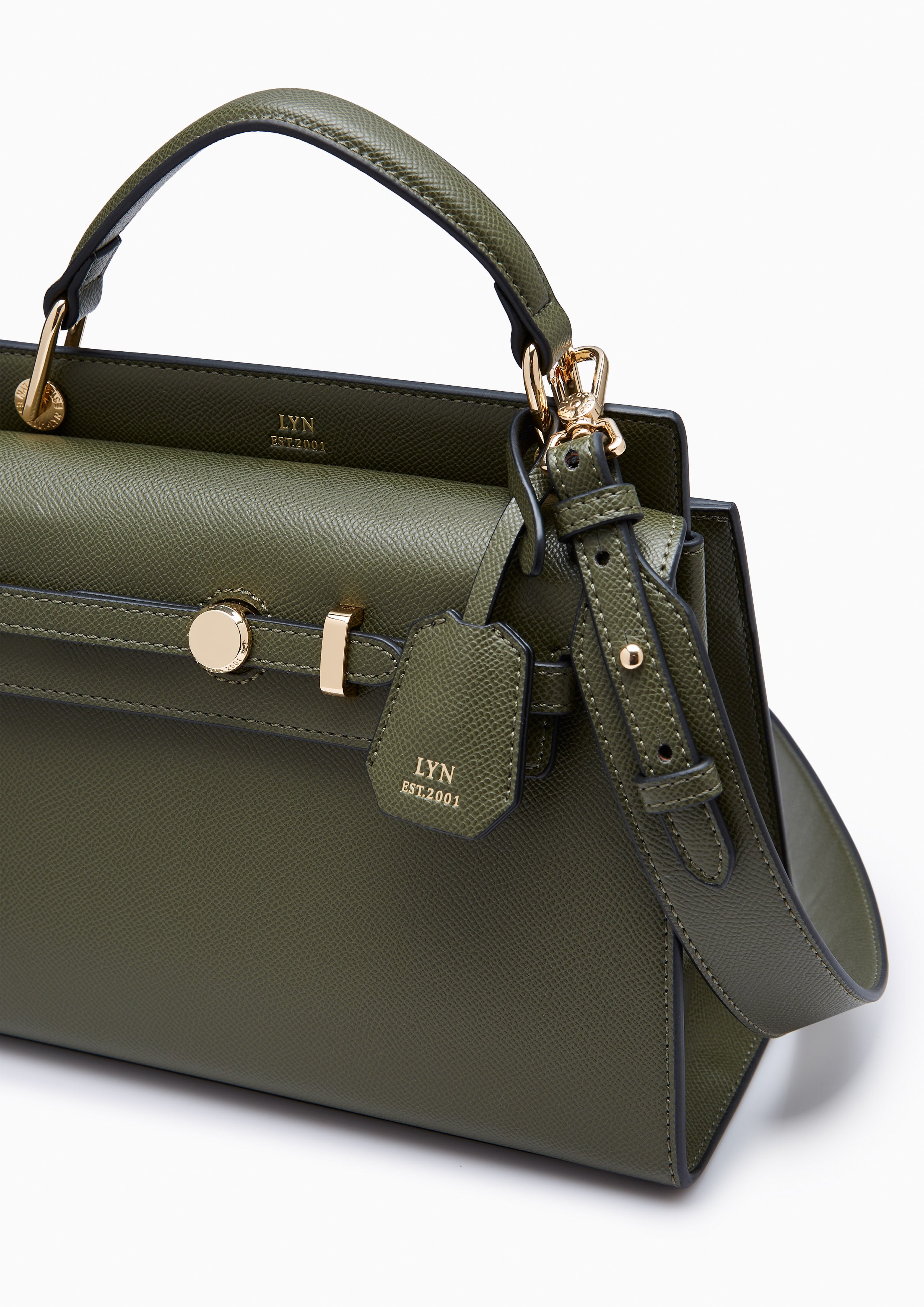 Anderson Top Handle M Handbag -Dark Green