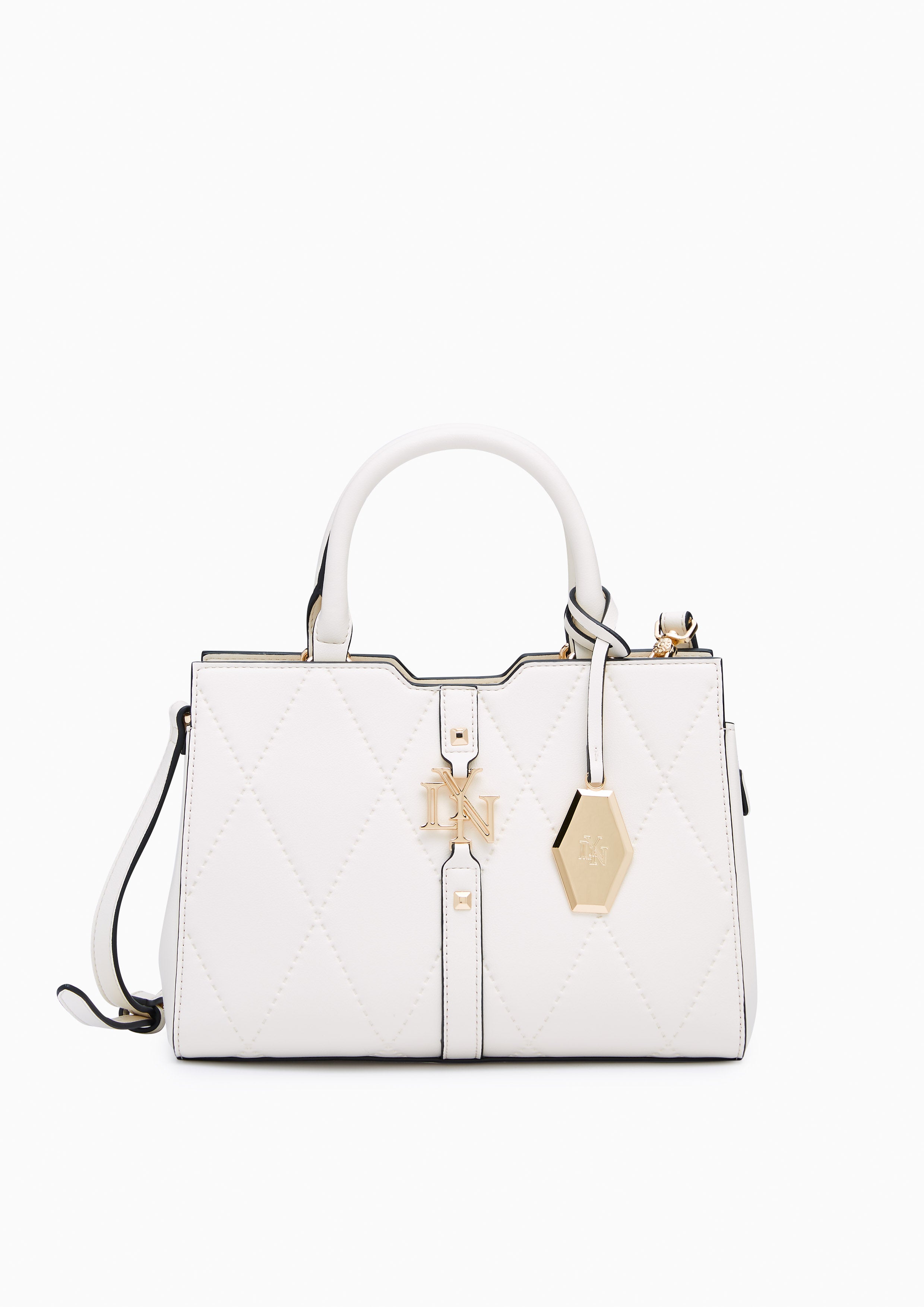 Galactiga Quilt M Handbag Ivory